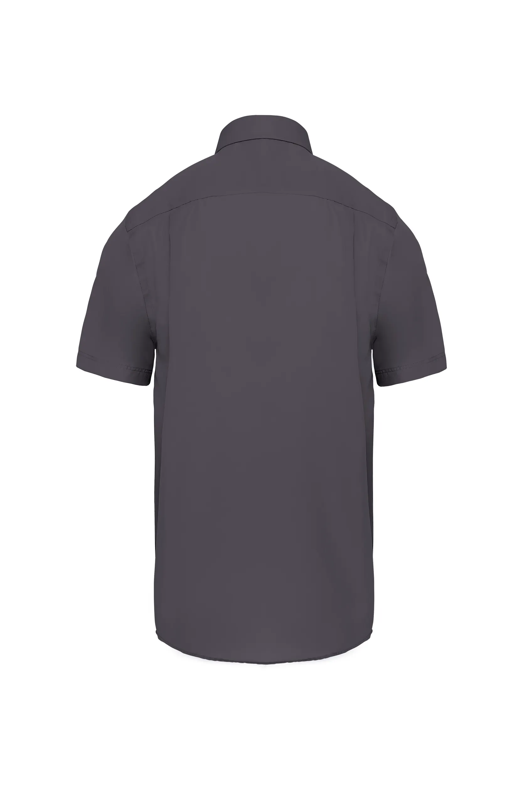 Camisa micro sarga no-plancha manga corta hombre