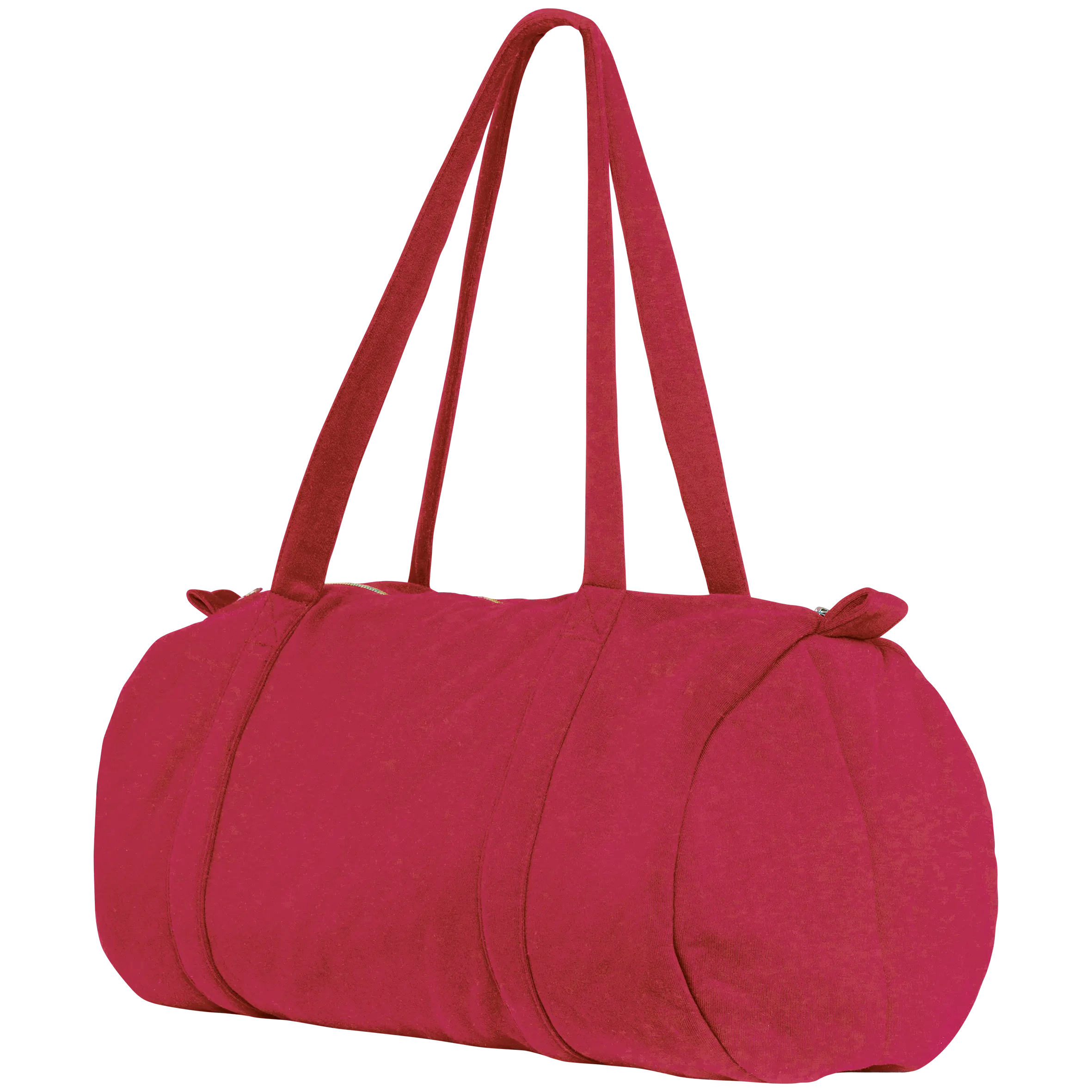 Bolsa cilíndrica de felpa