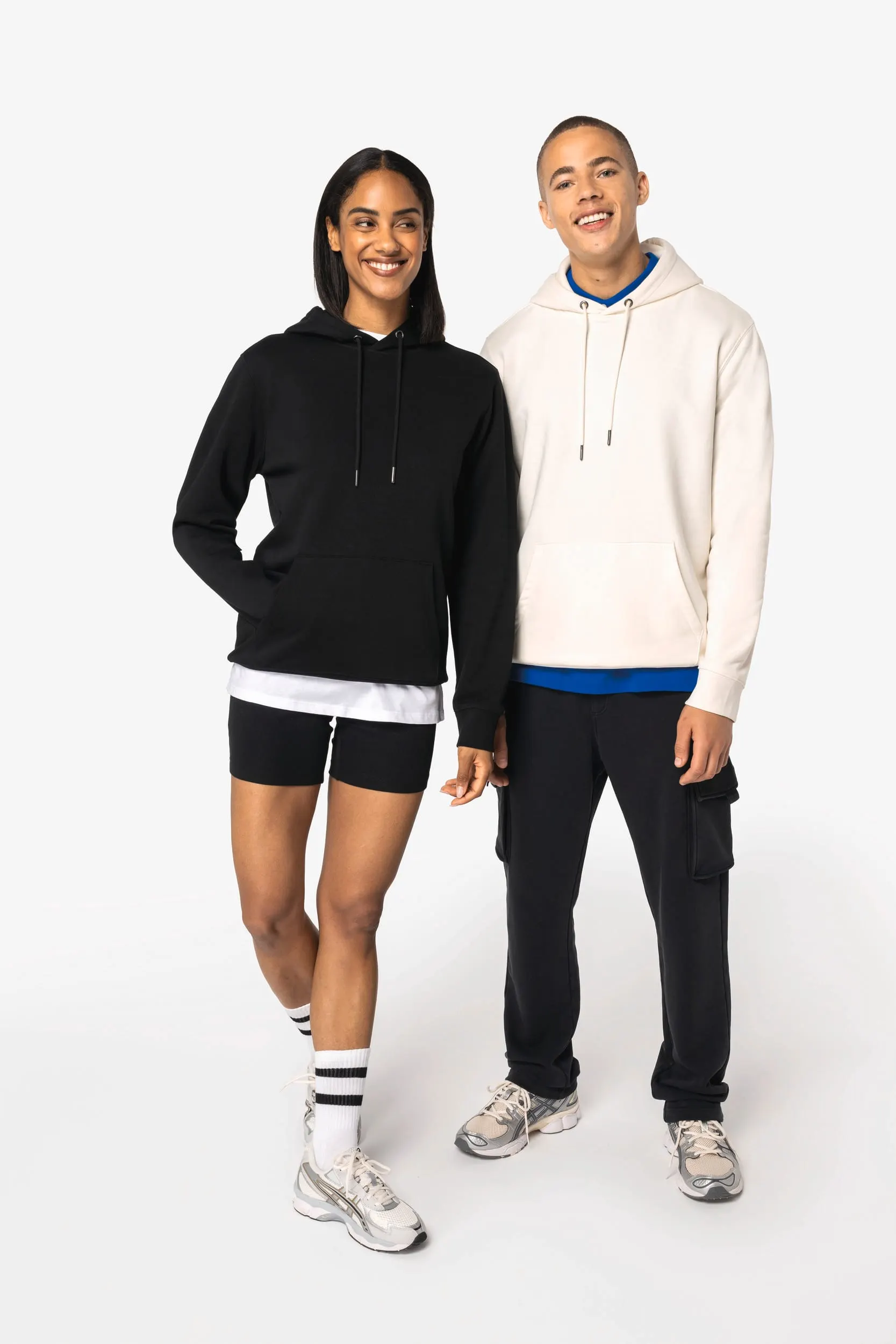 Sudadera ecorresponsable con capucha unisex