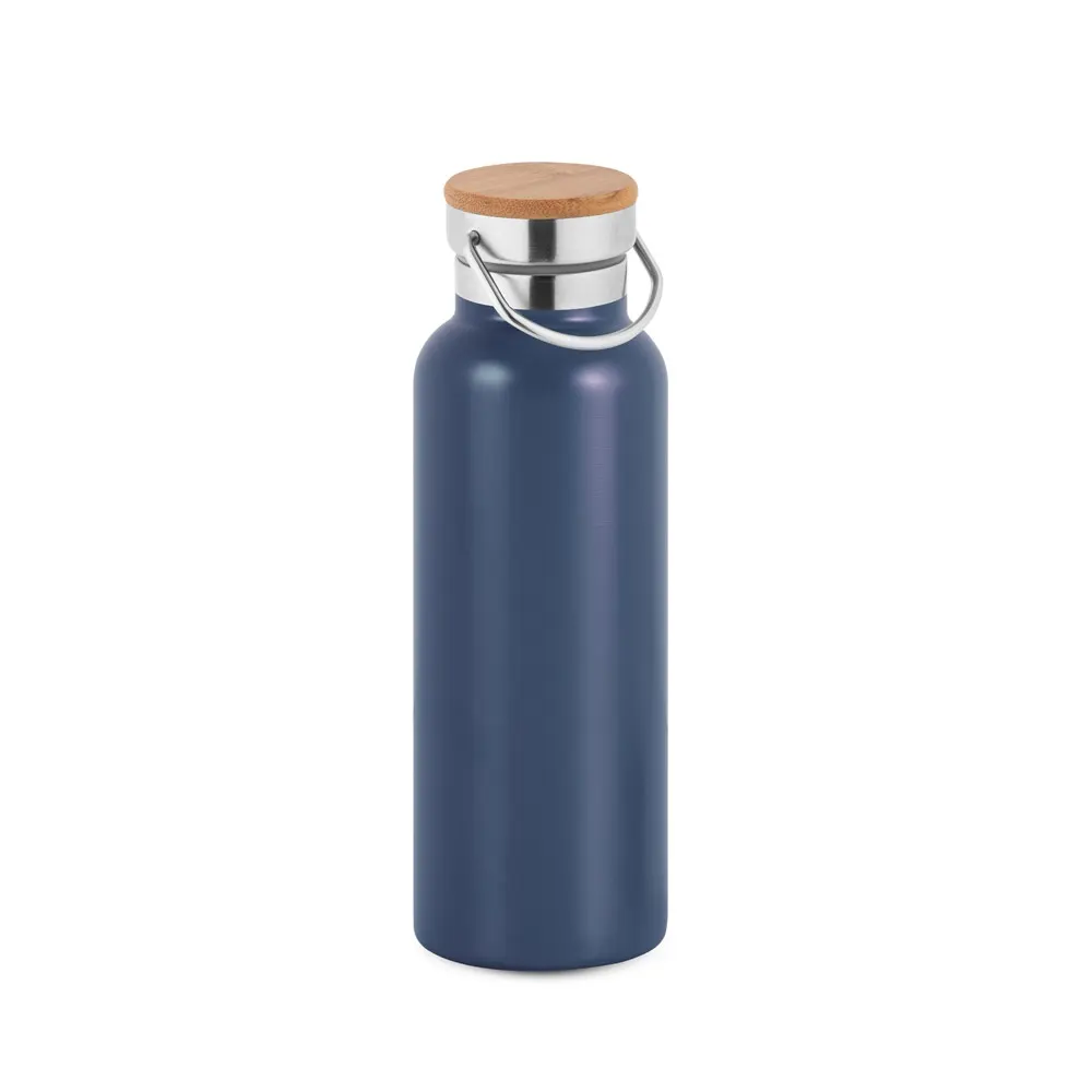RAGNAR. Botella de acero inoxidable (36% reciclado) con doble cuerpo 570 mL