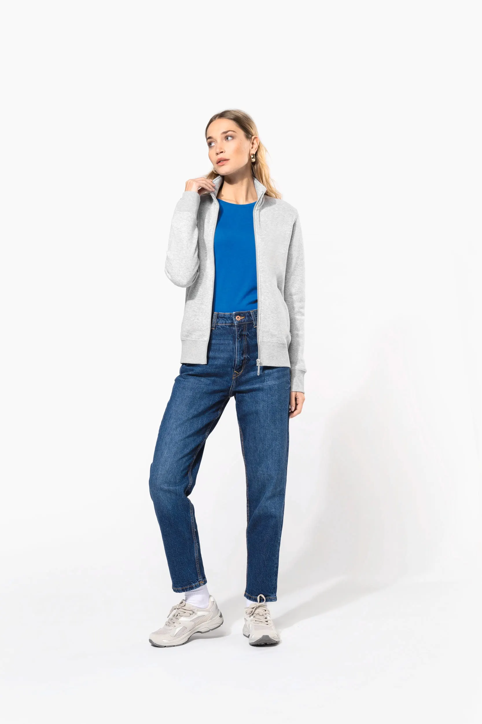 Chaqueta felpa mujer