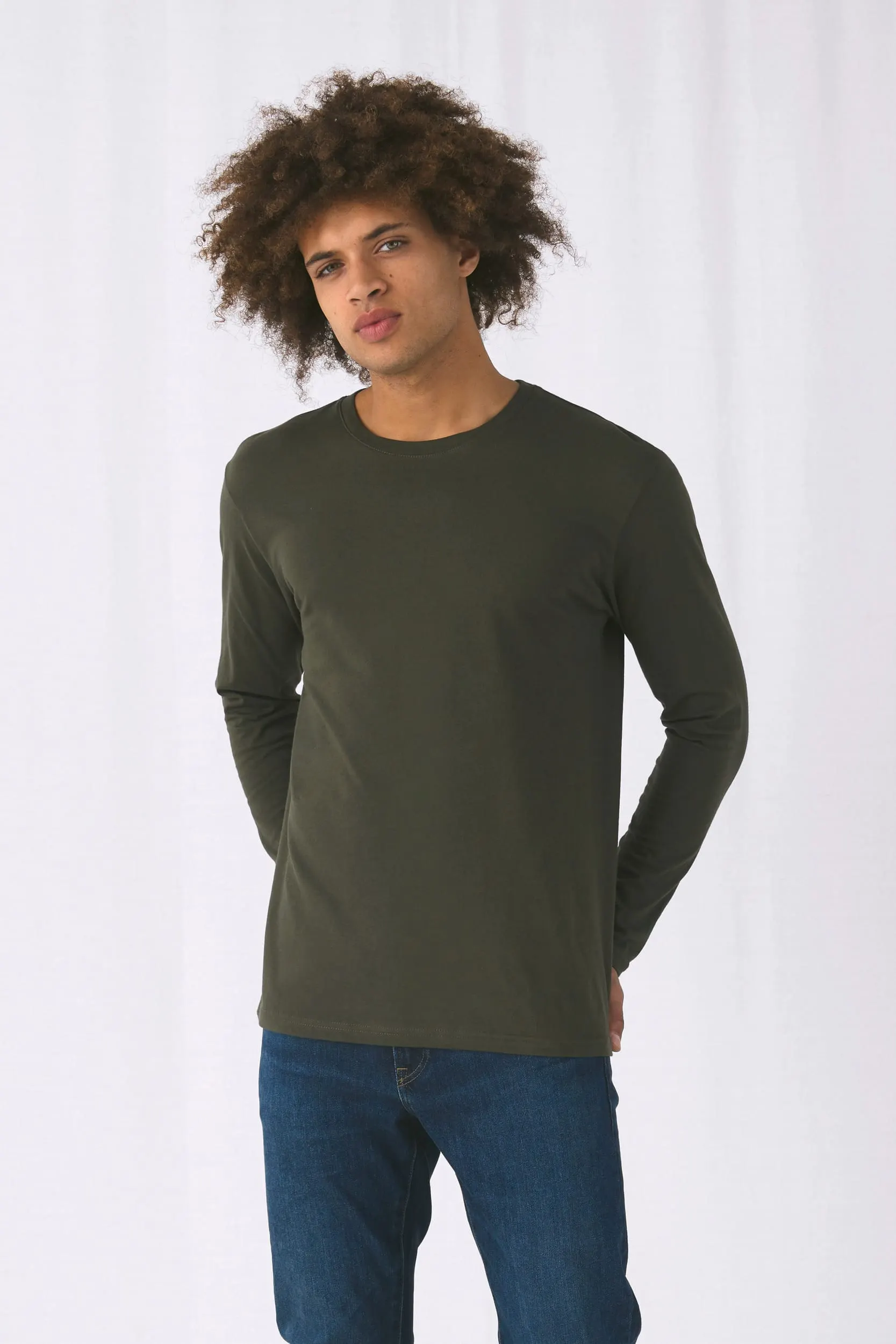 Camiseta #E150 manga larga hombre
