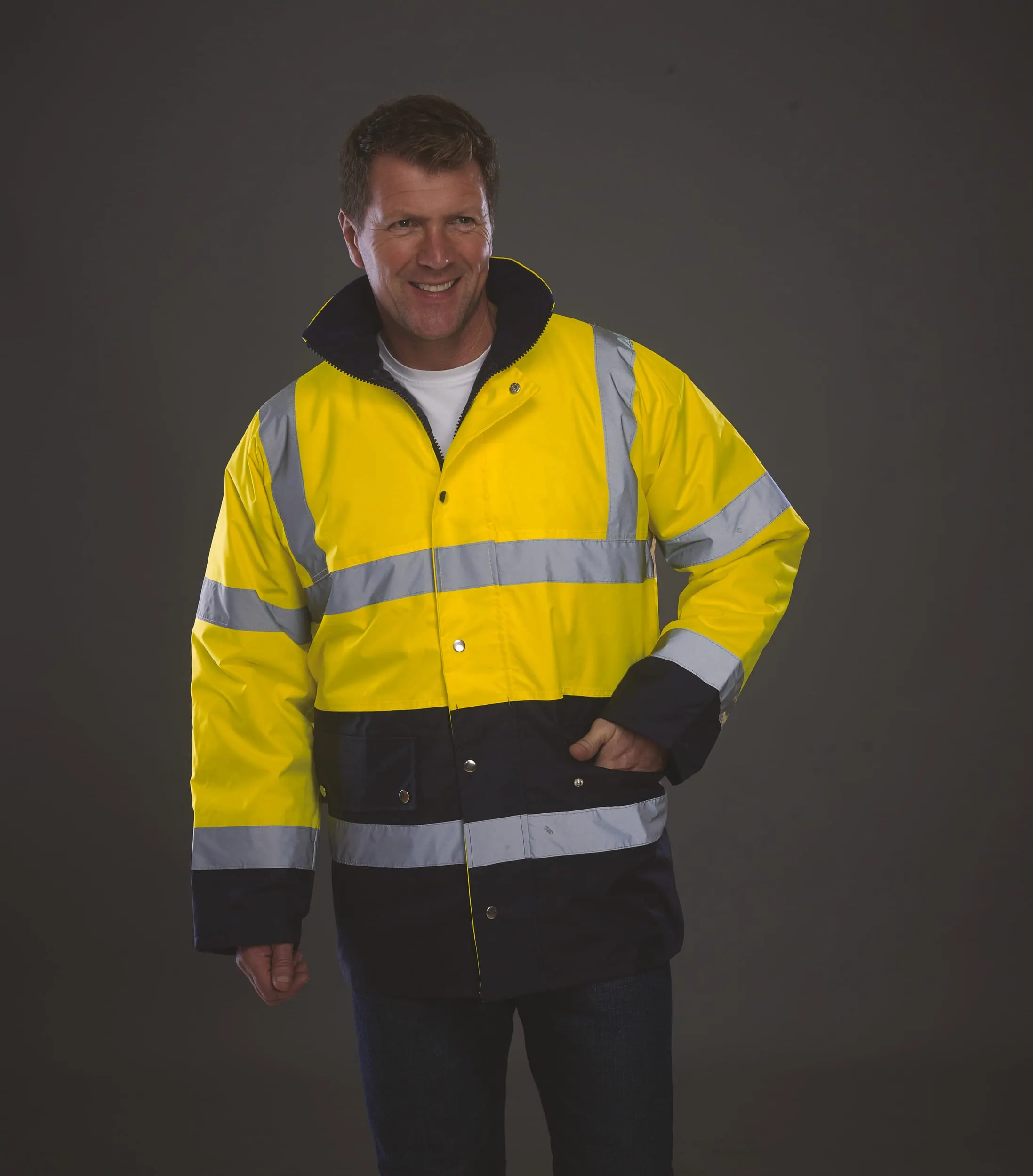 Chaqueta de seguridad Alta Visibilidad bicolor