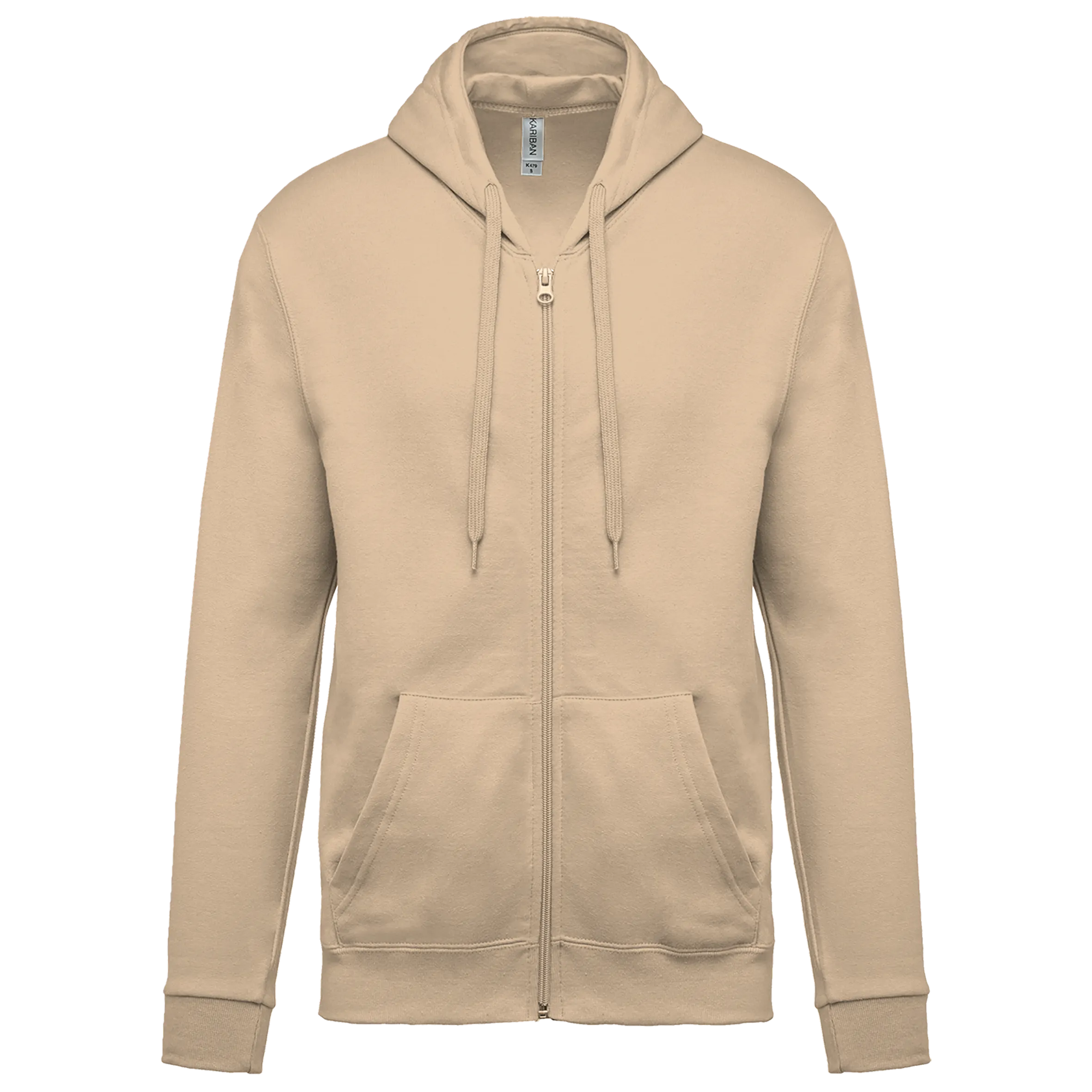 Sudadera capucha y cremallera unisex