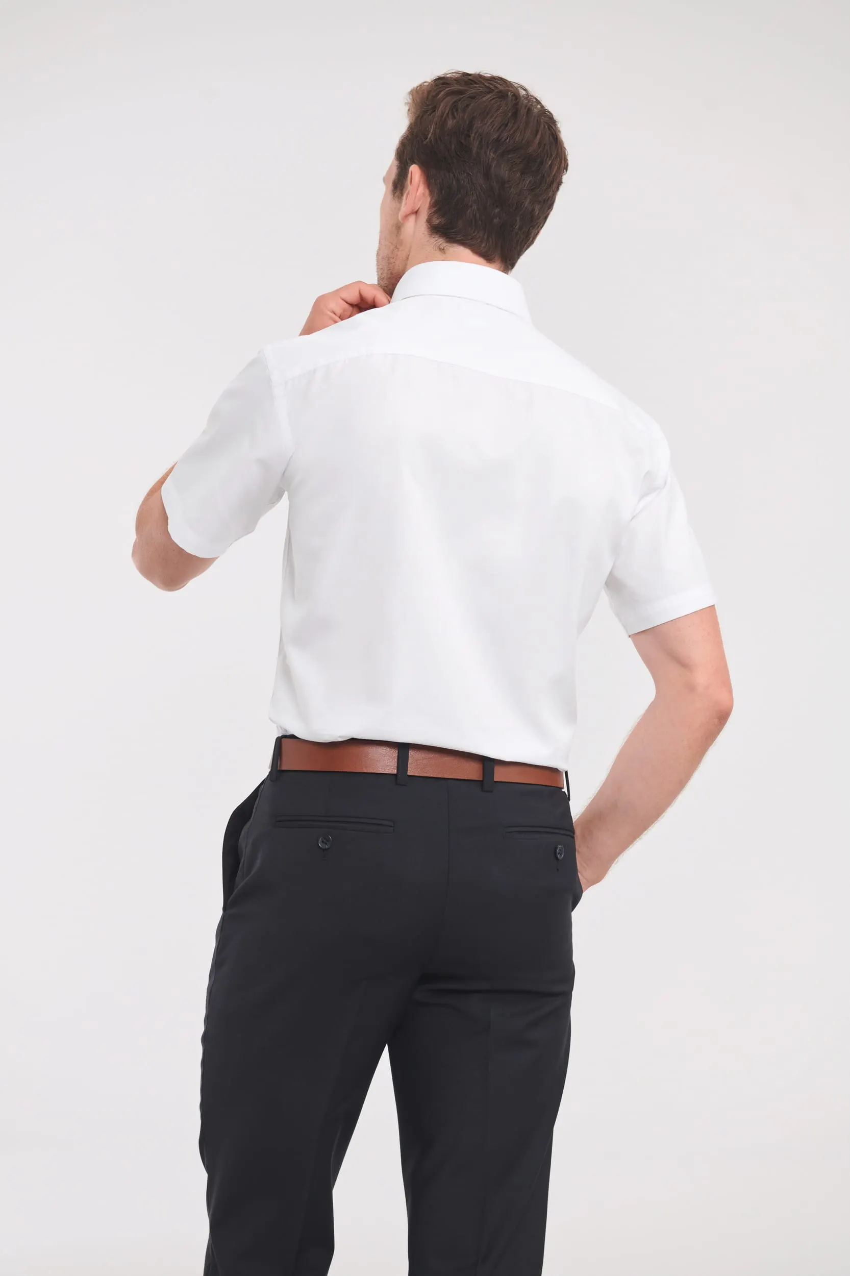 Camisa Espiga manga corta hombre