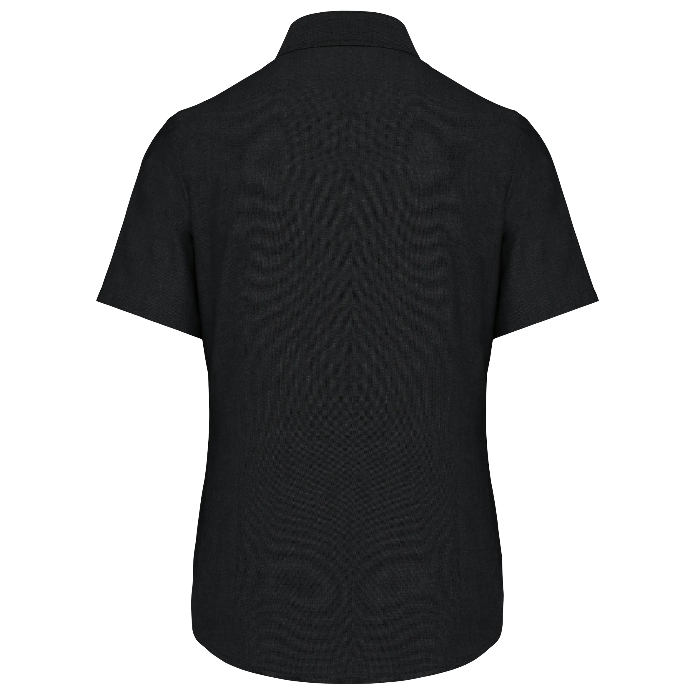 Camisa oxford manga corta mujer