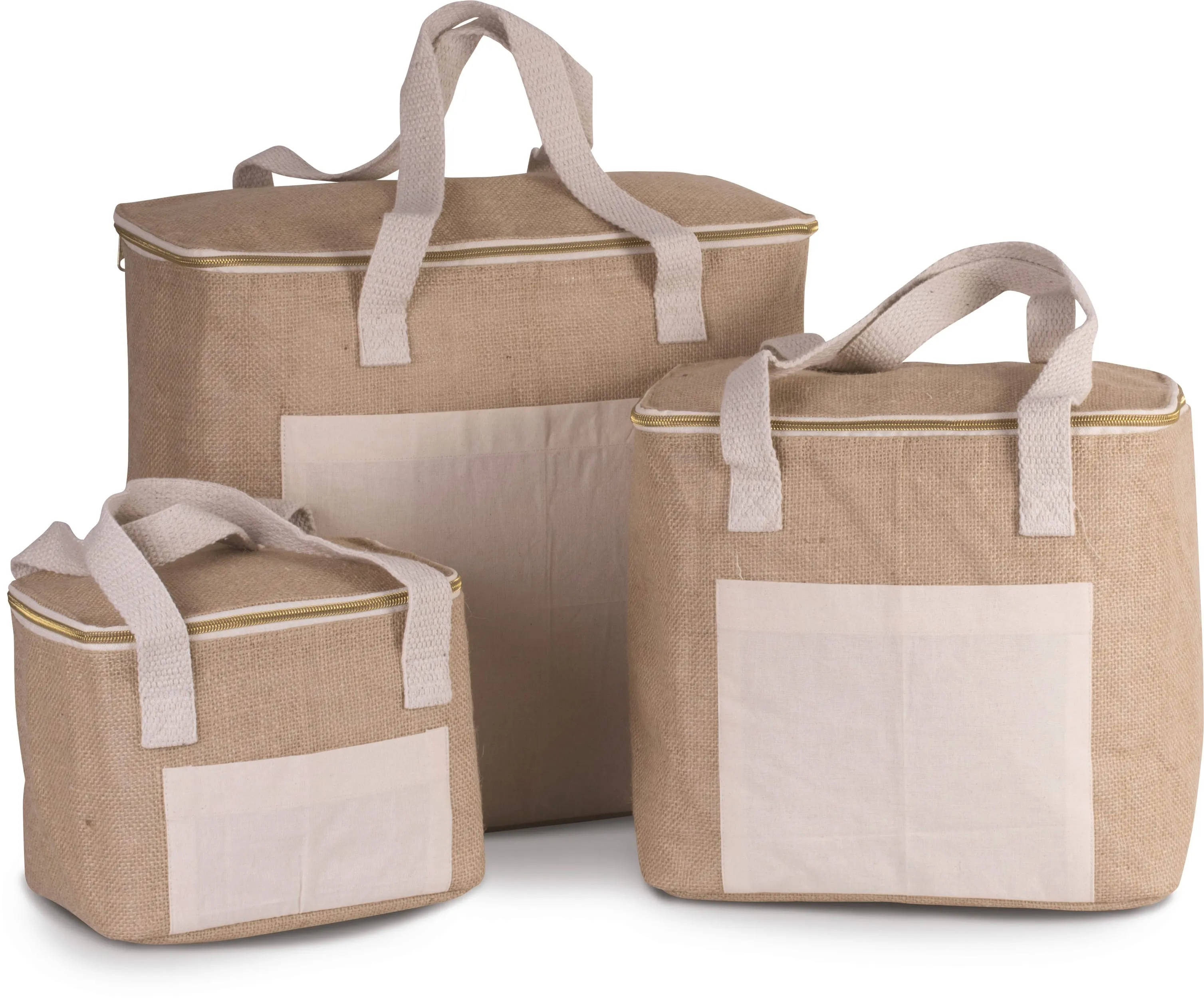 Bolsa isotérmica de yute - modelo grande