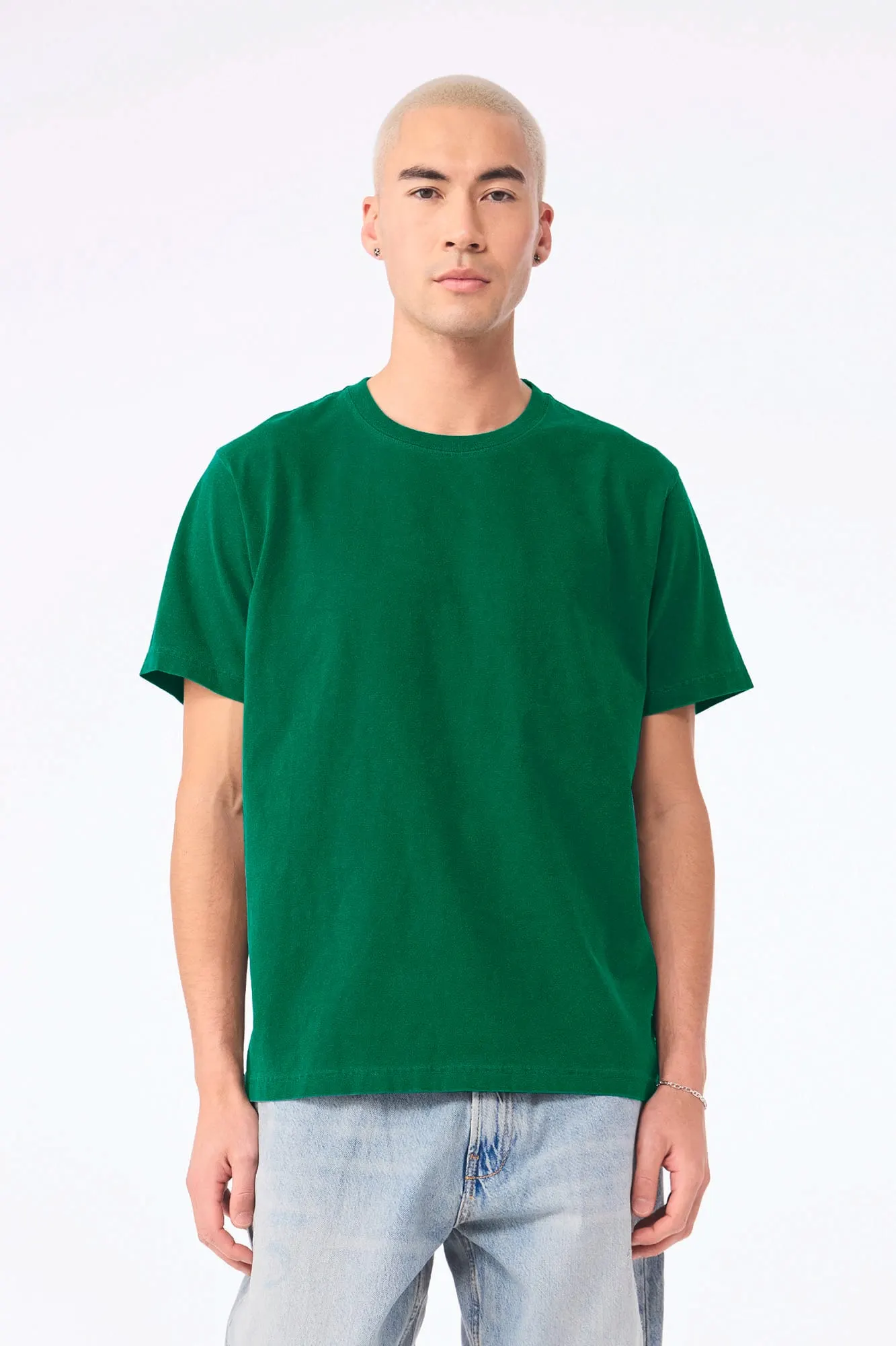 Camiseta de efecto lavado gruesa unisex