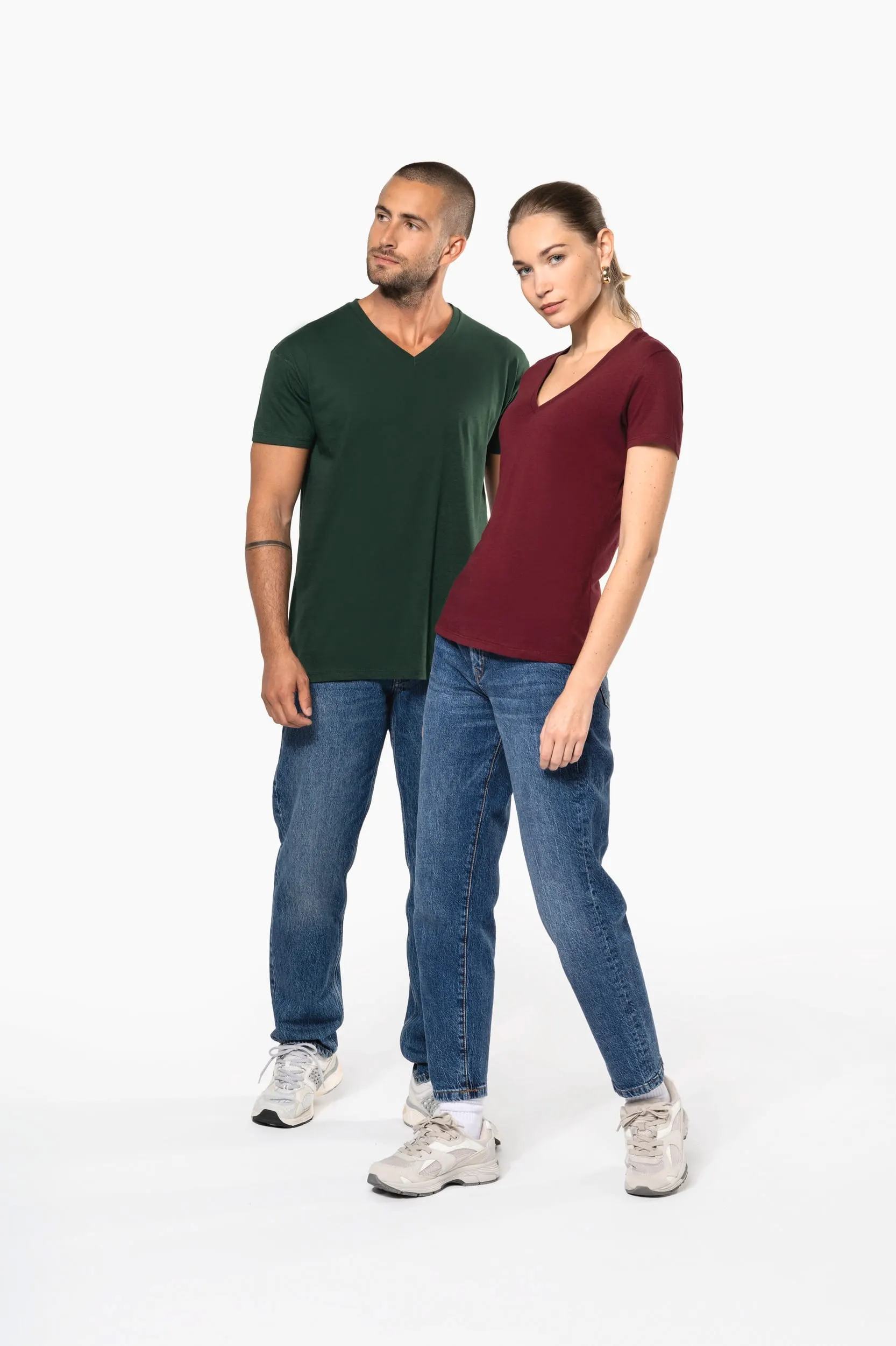 Camiseta BIO150 cuello de pico hombre