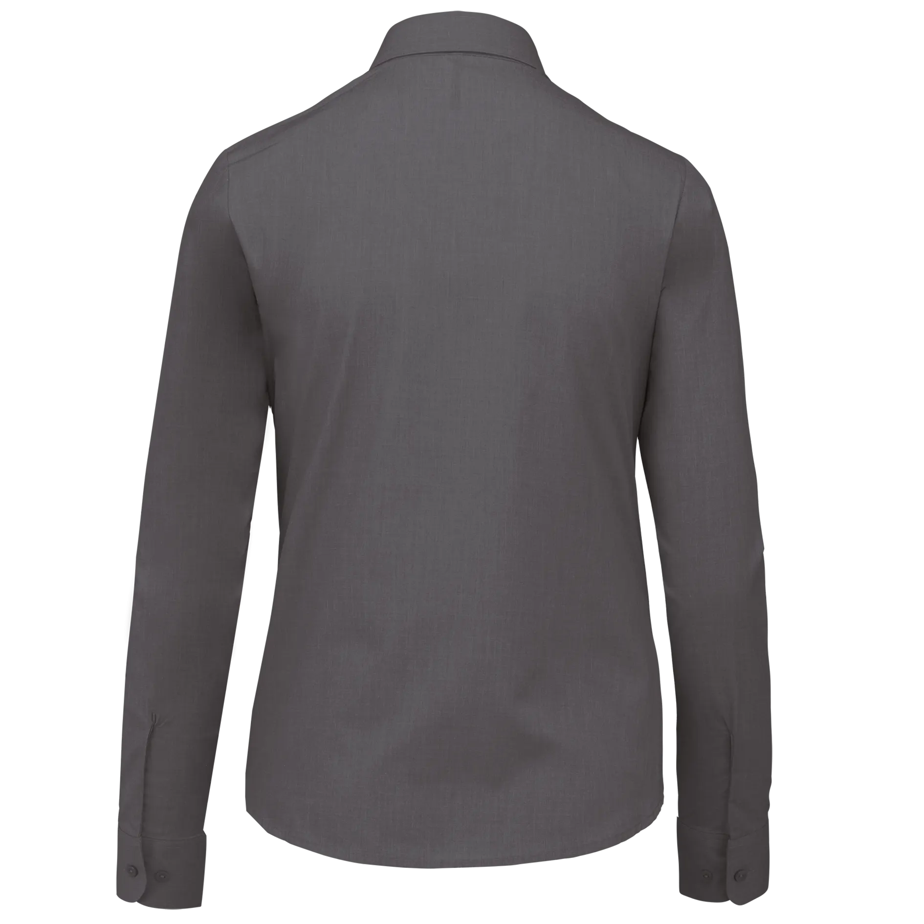Camisa popelina de polialgodón manga larga mujer