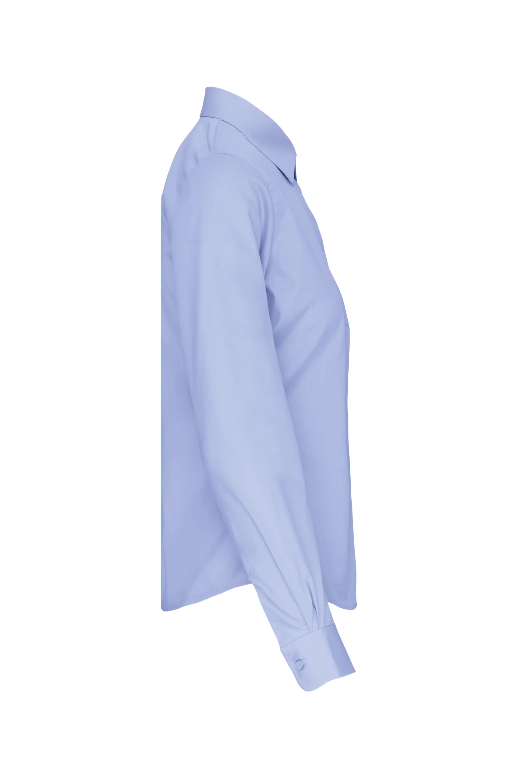 Camisa popelina manga larga mujer