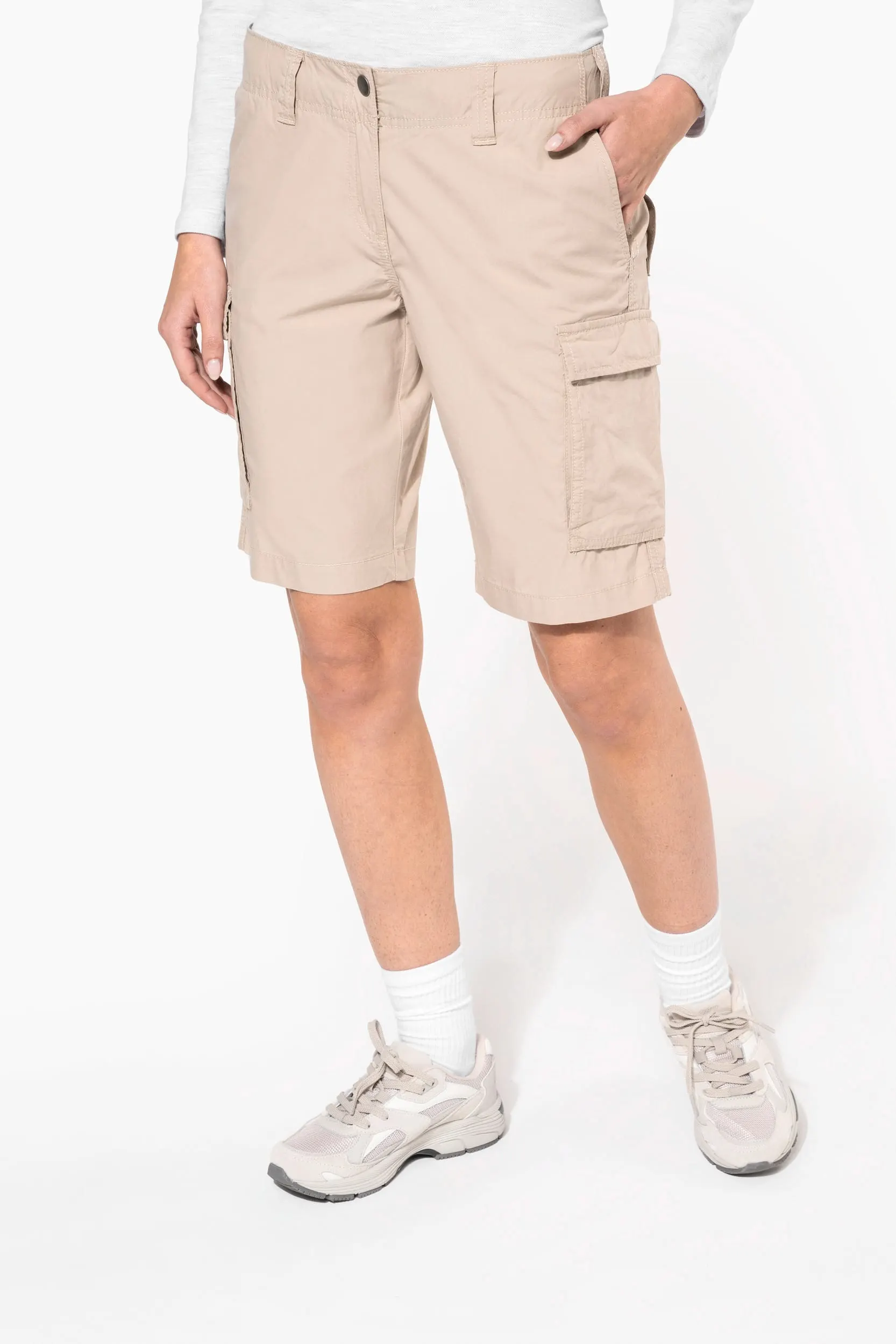 Bermuda ligera multibolsillos para mujer