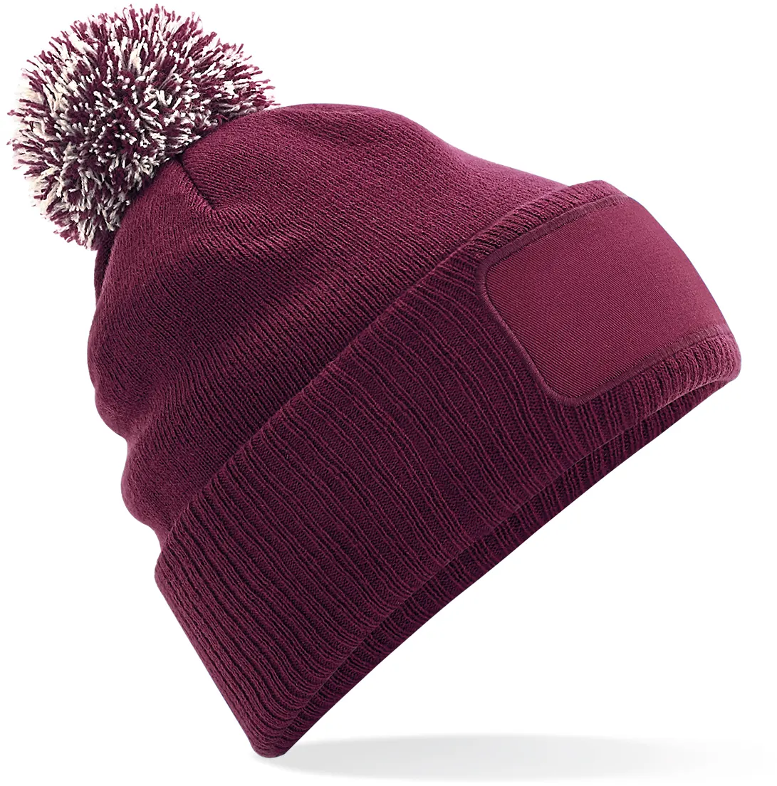 Gorro parche Snowstar® con pompón <br/>