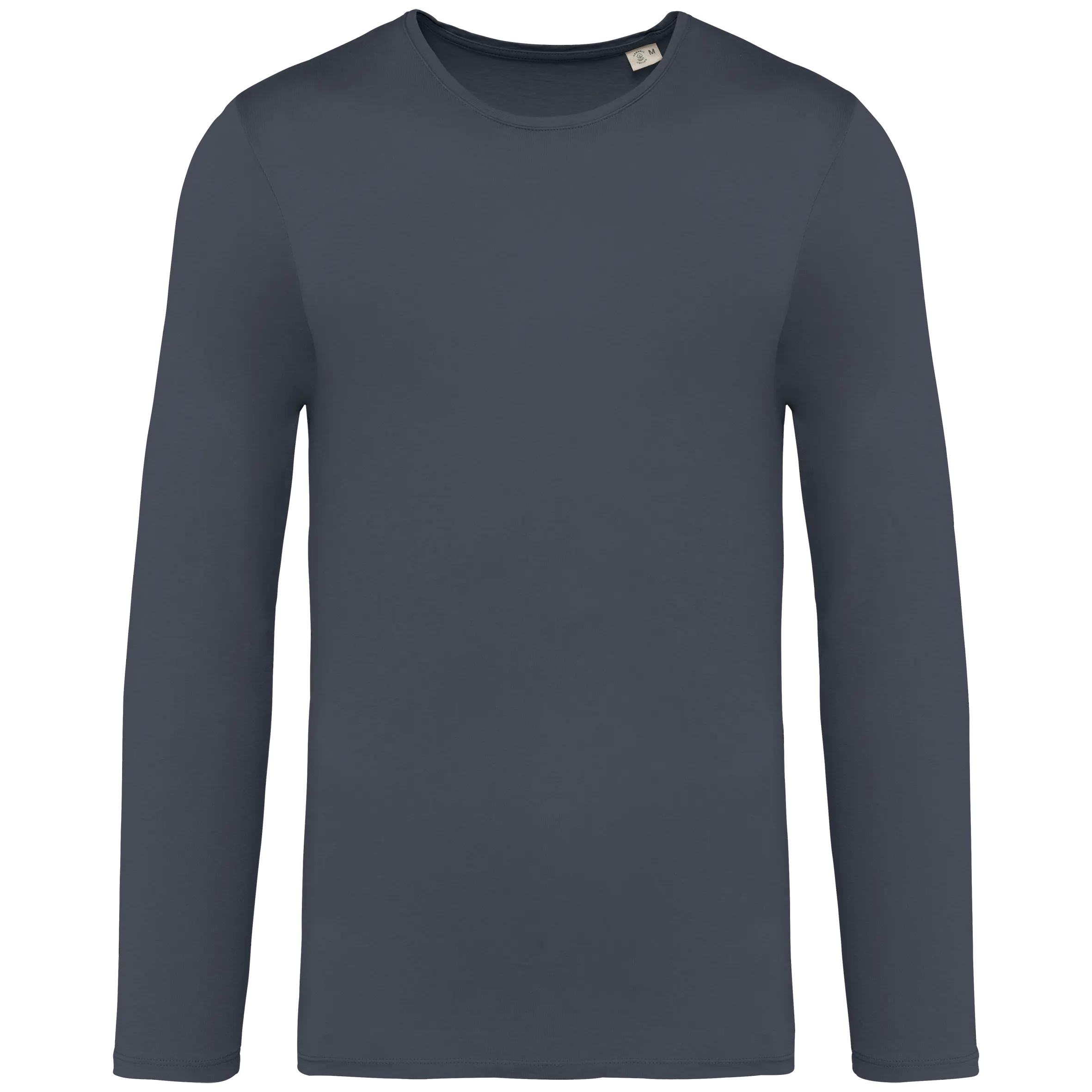 Camiseta ecorresponsable efecto lavado de manga larga unisex