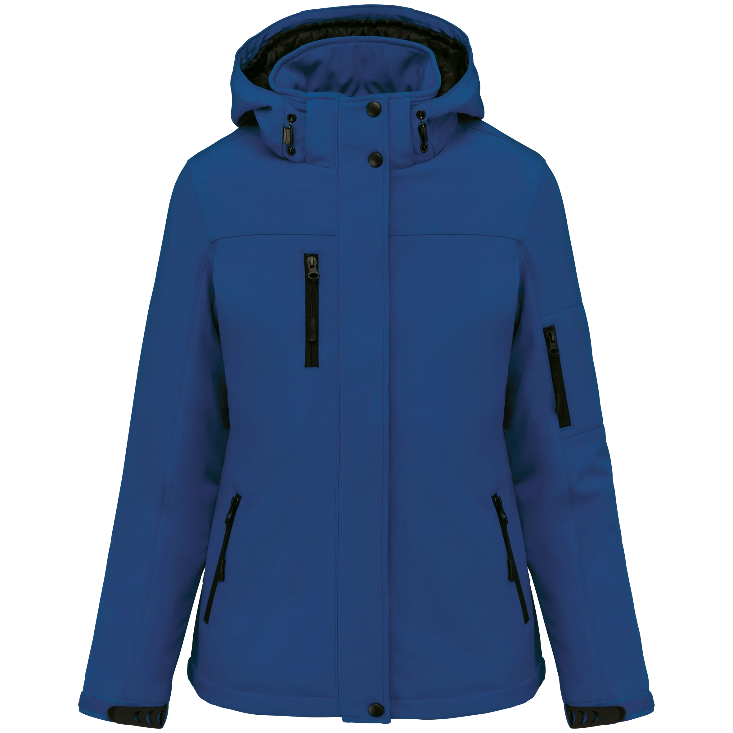 Parka softshell acolchada con capucha mujer