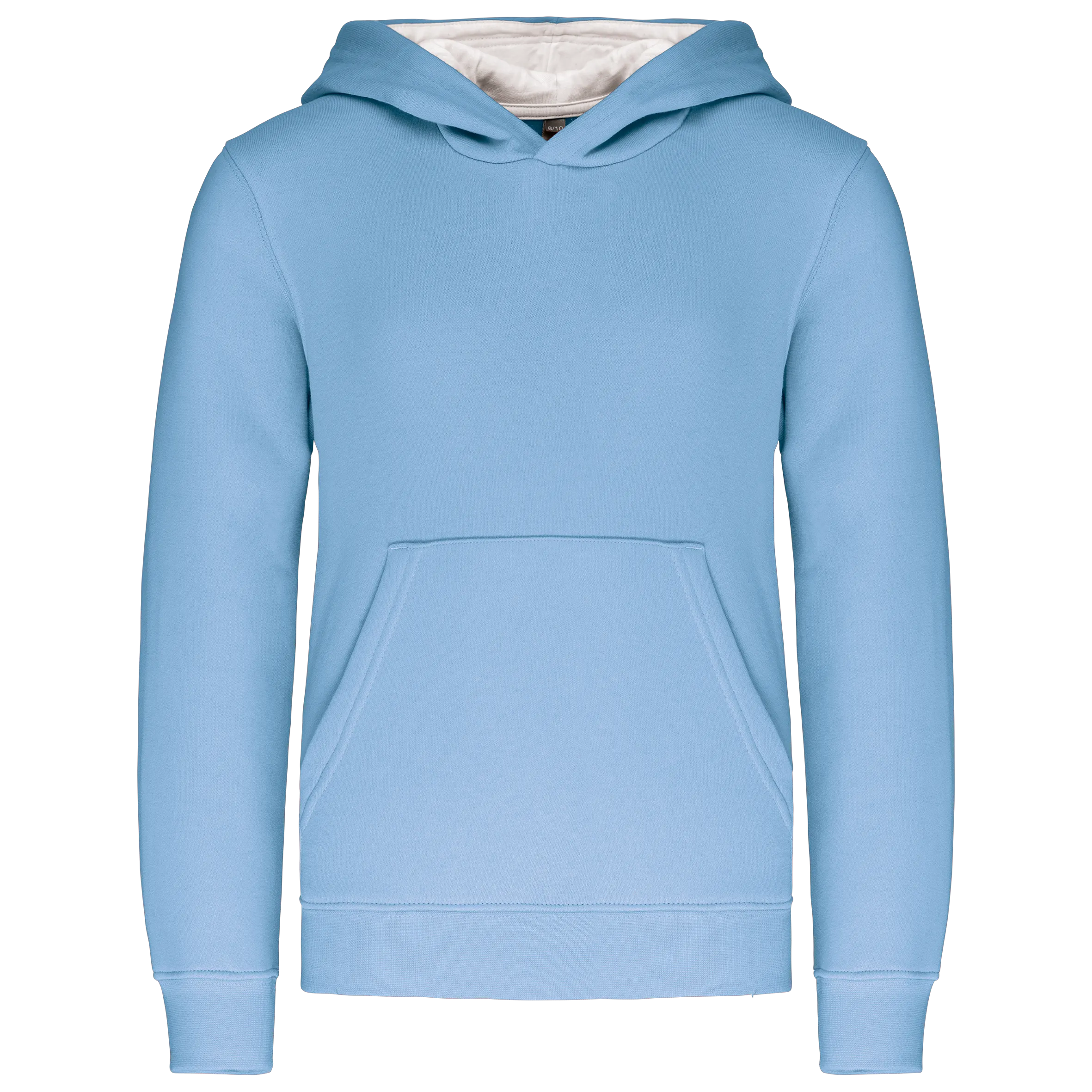 Sudadera capucha contrastada niños