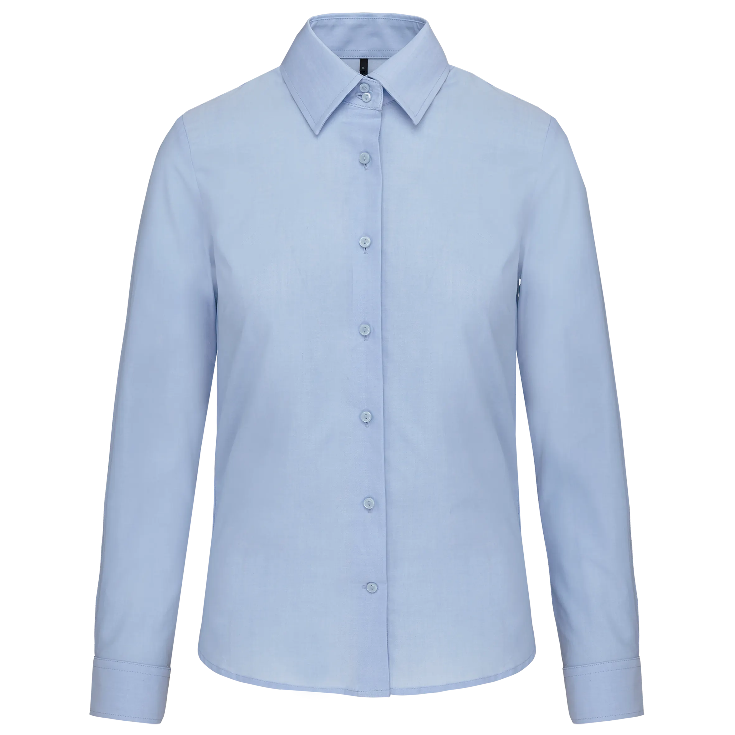 Camisa oxford manga larga mujer