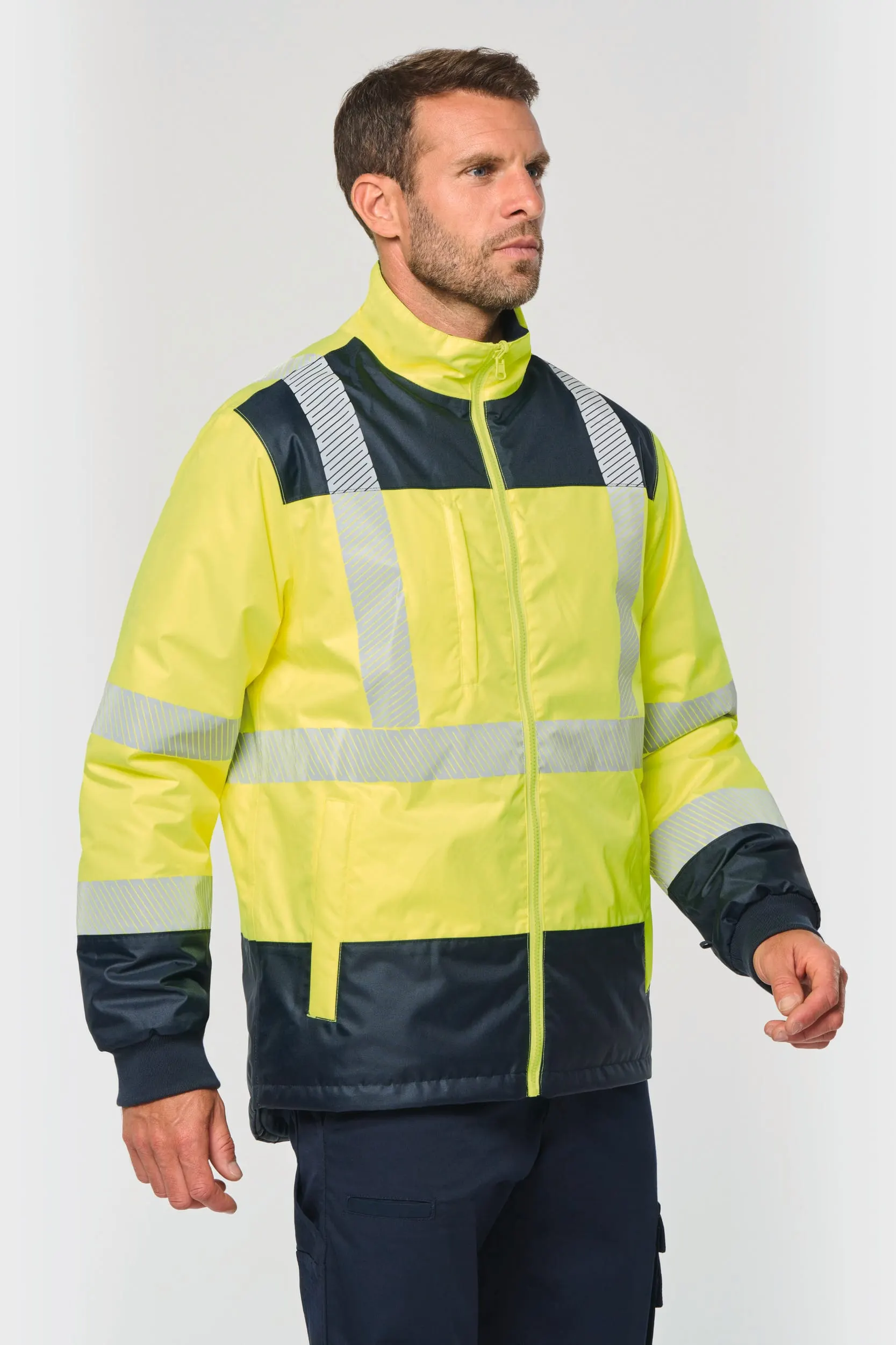 Parka de seguridad reciclada 4 en 1 unisex