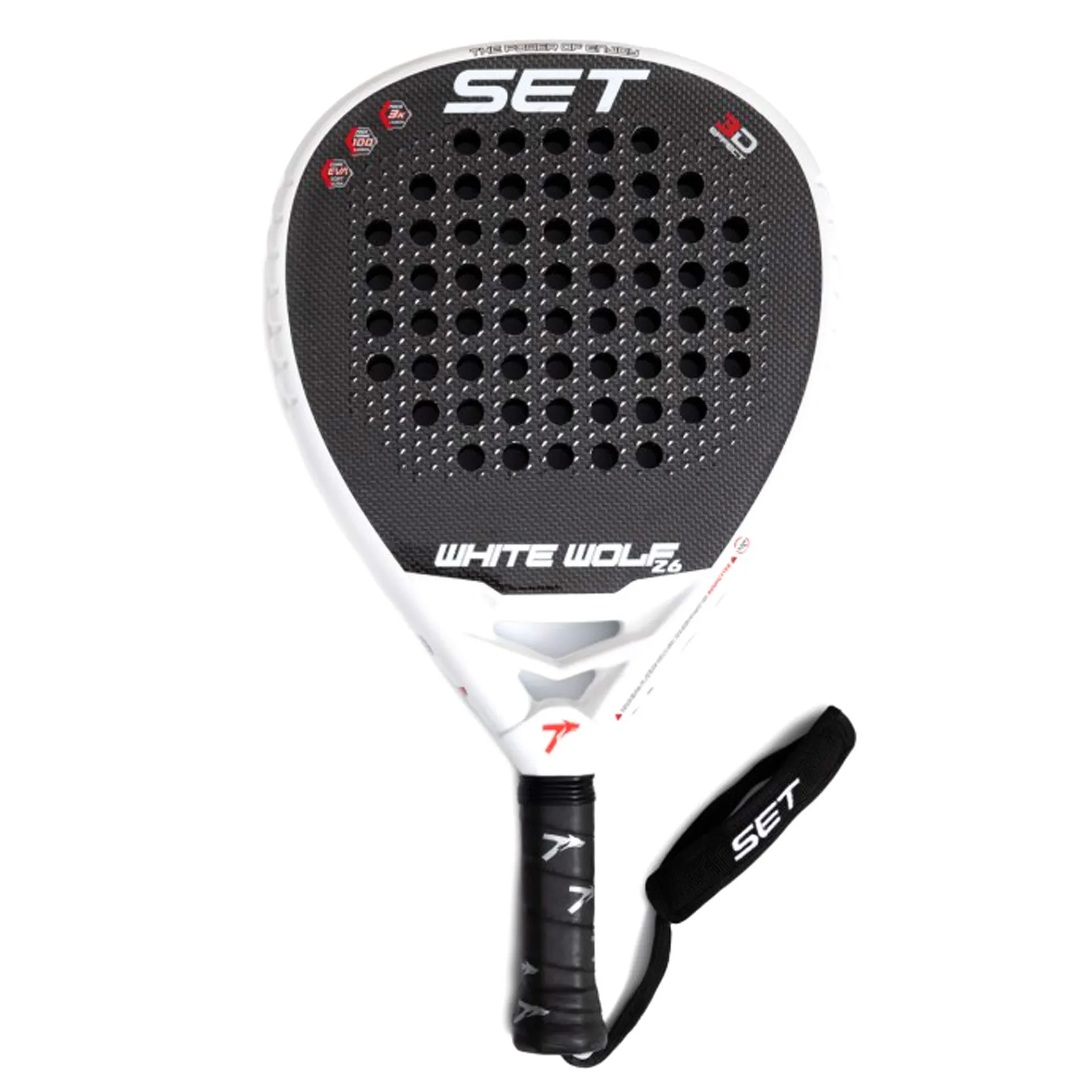 PALA DE PÁDEL SET WHITE WOLF