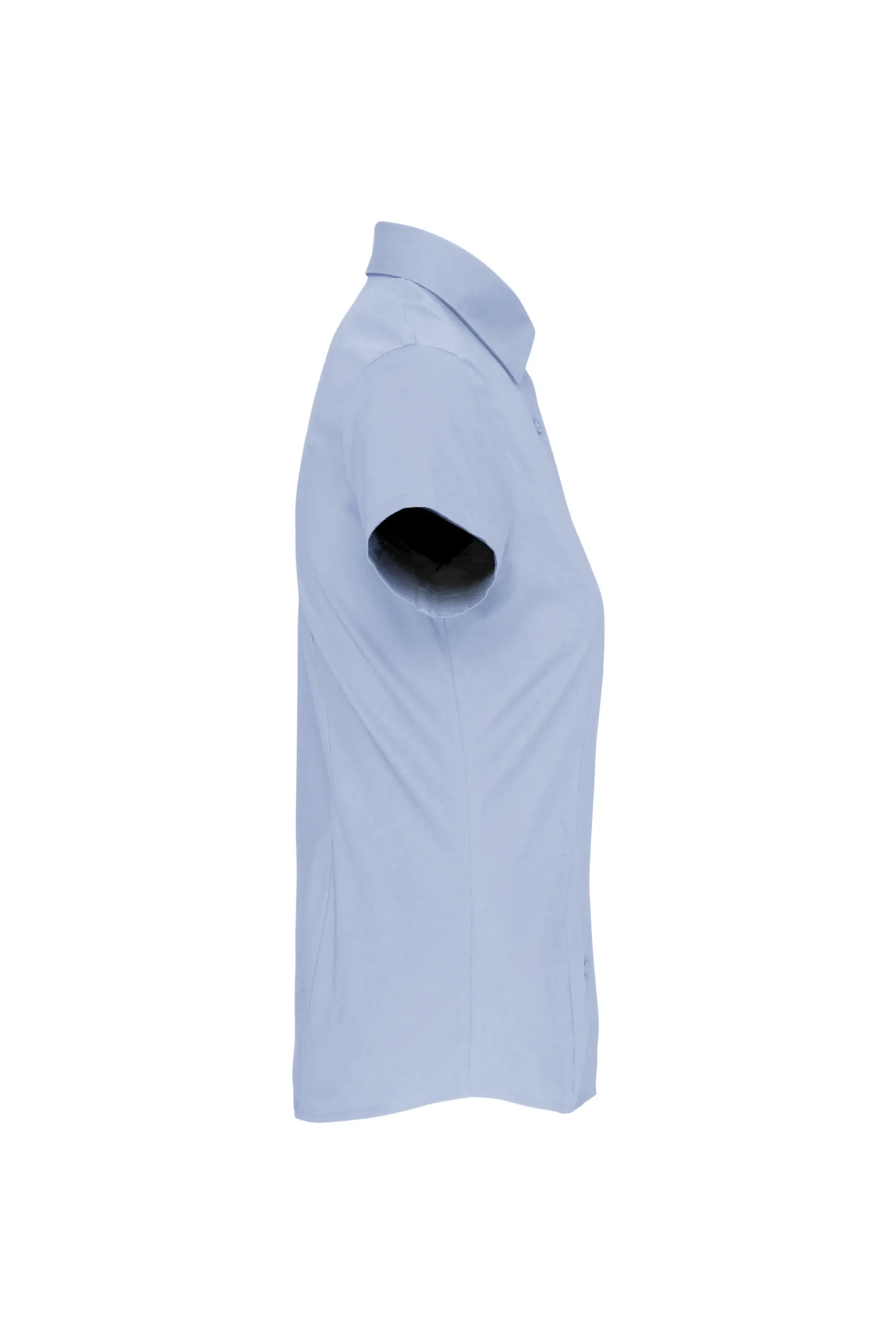Camisa stretch manga corta mujer