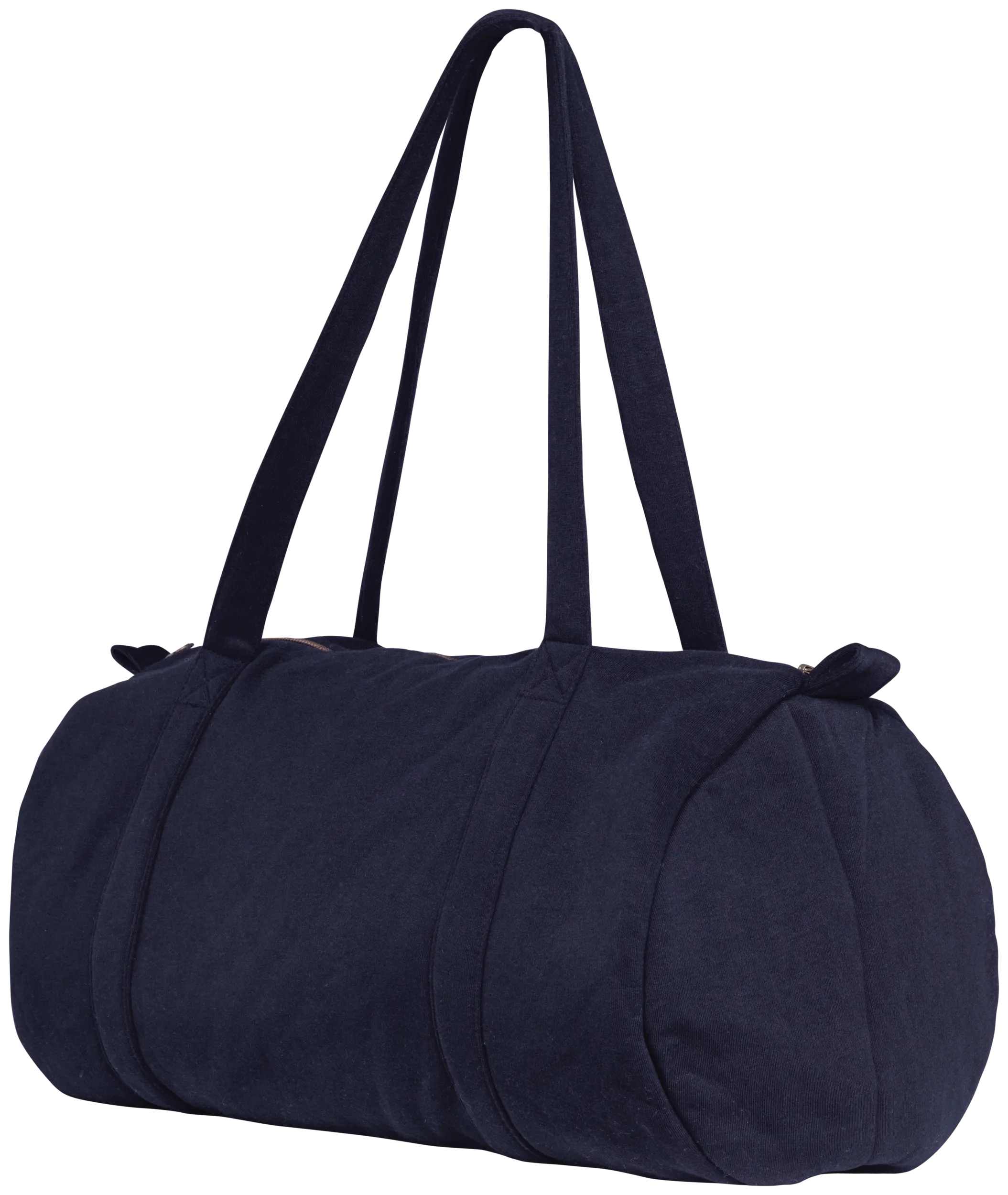 Bolsa cilíndrica de felpa