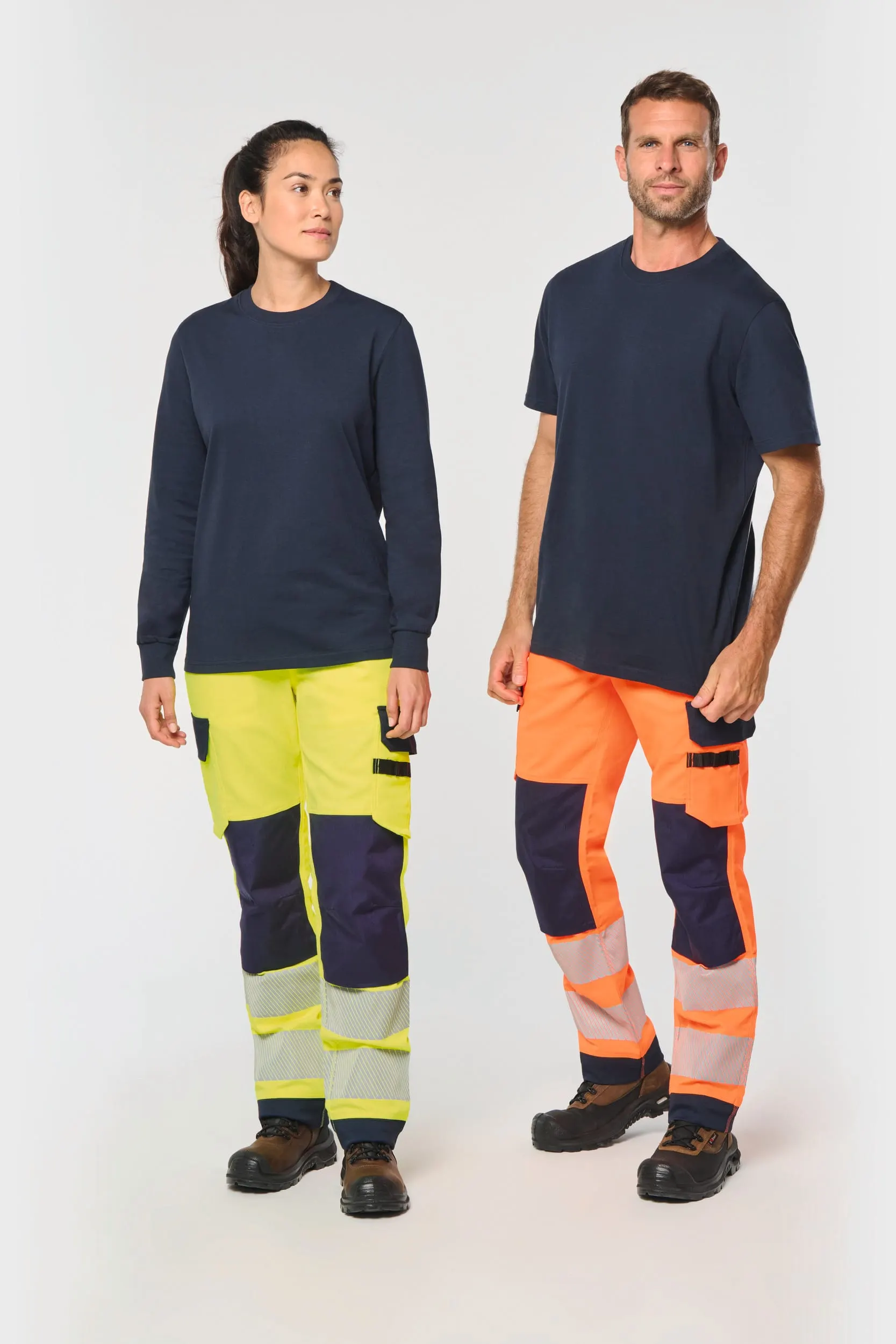 Pantalón de seguridad reciclado multibolsillos unisex