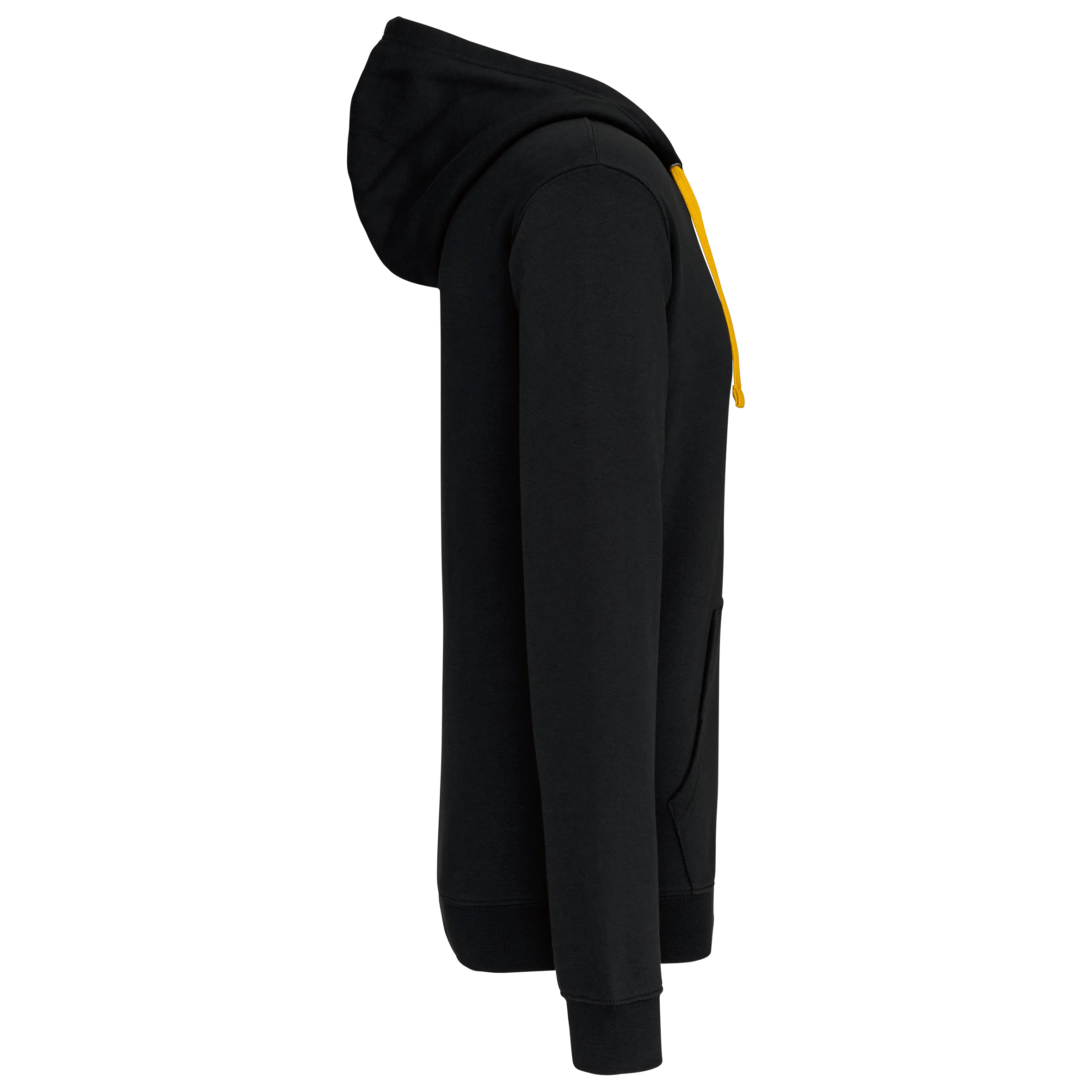 Sudadera capucha y cremallera contrastada