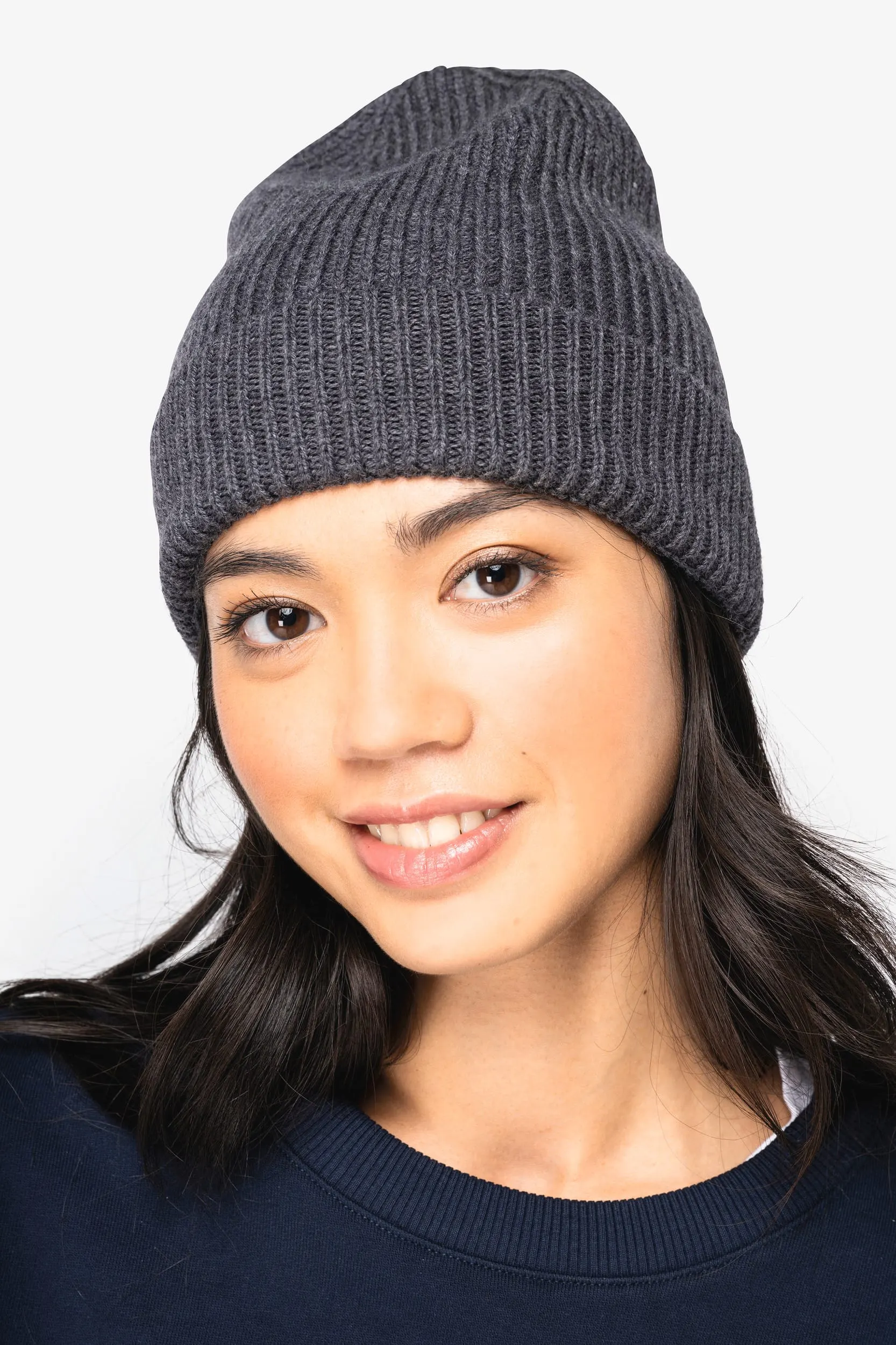 Gorro ecorresponsable de lana merina unisex