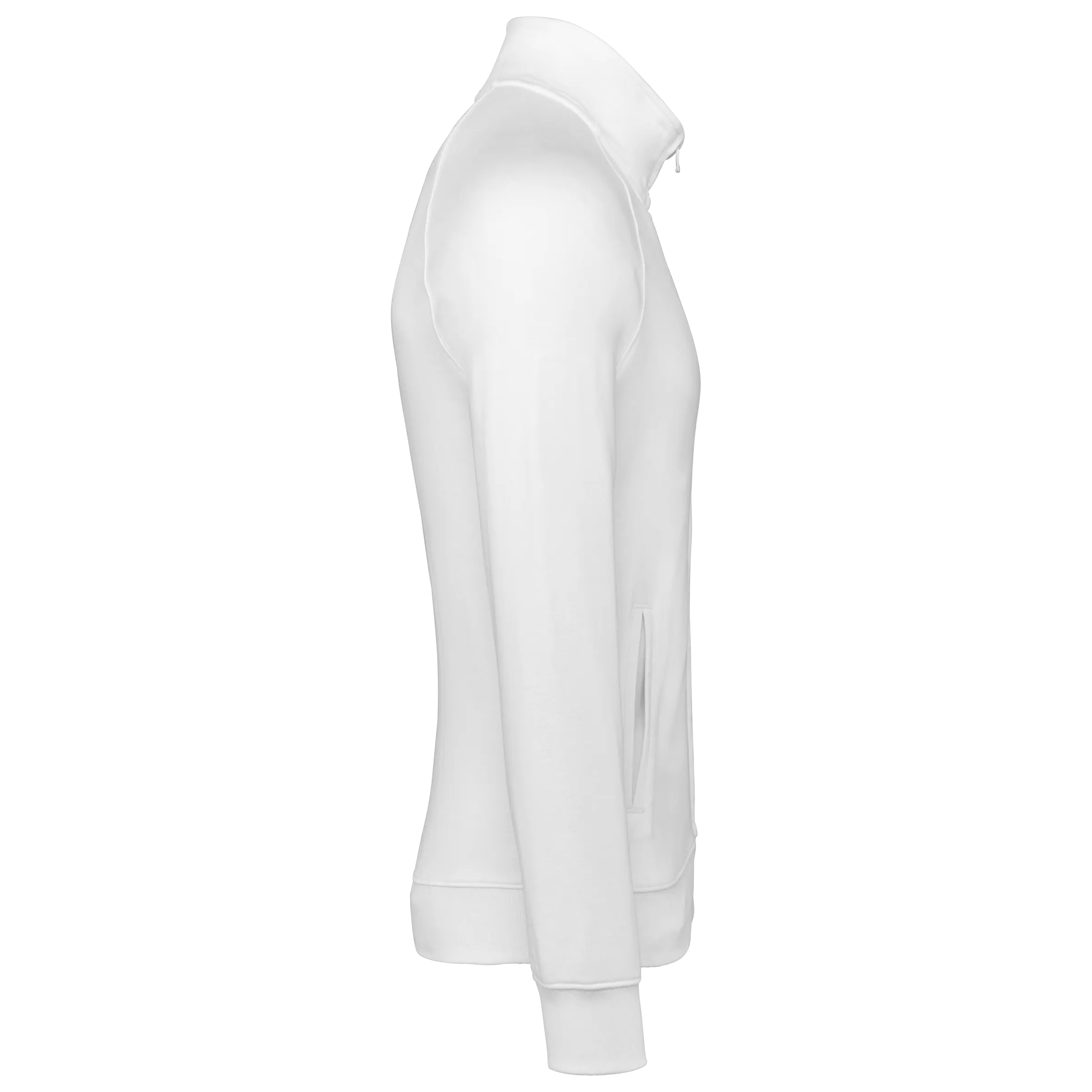 Chaqueta de felpa de algodón mangas raglán unisex