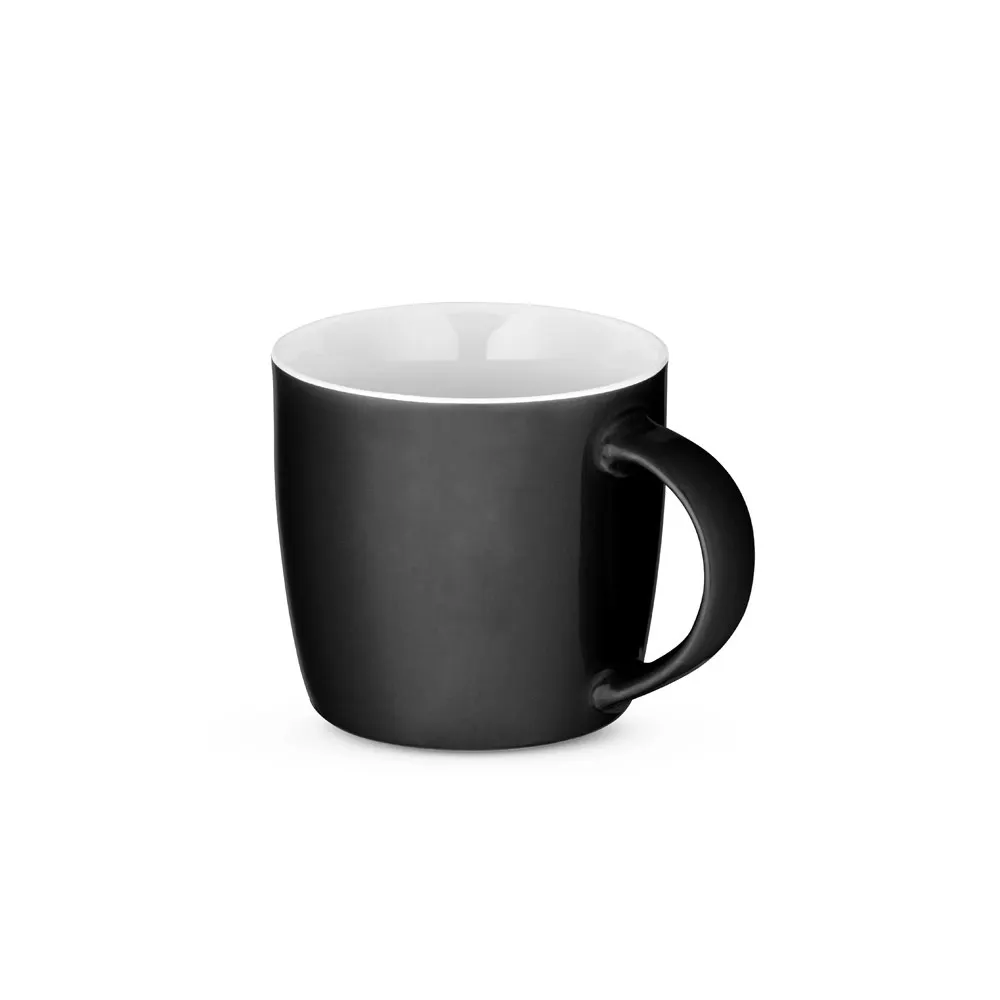 COMANDER. Taza de cerámica con acabado brillante, 370 ml