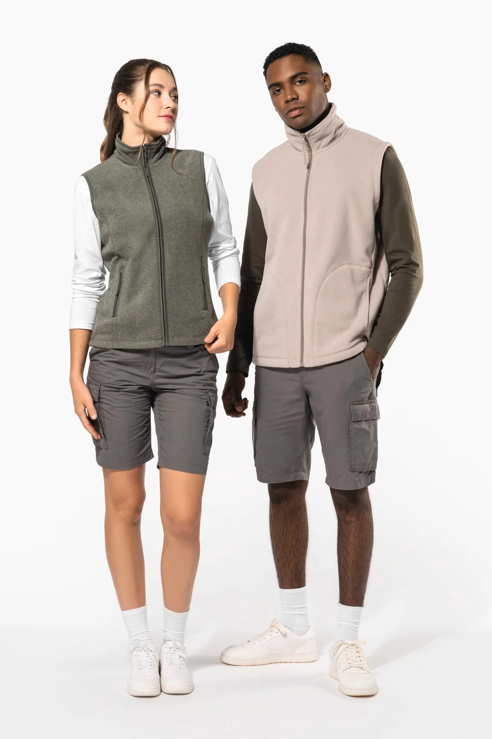 Chaleco micropolar mujer
