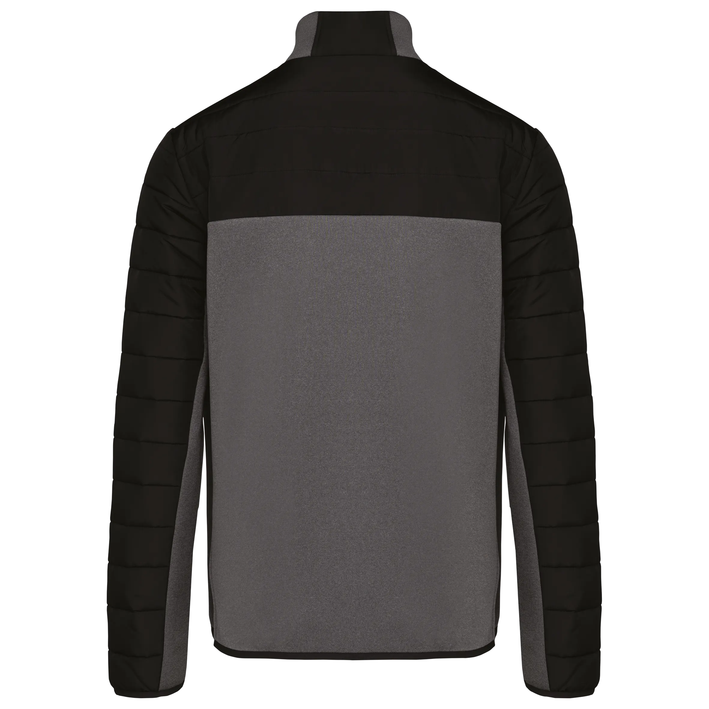 Chaqueta bimaterial hombre