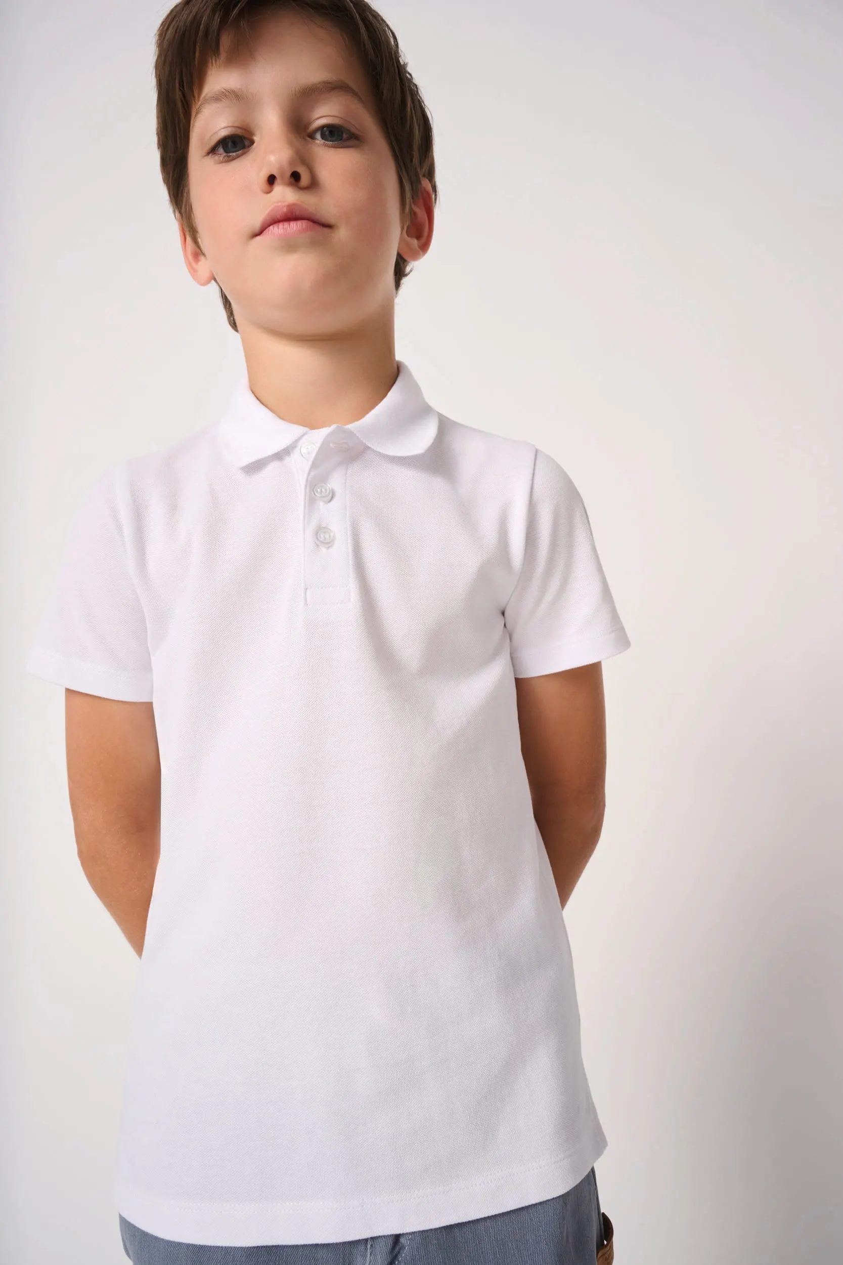 Polo punto piqué infantil