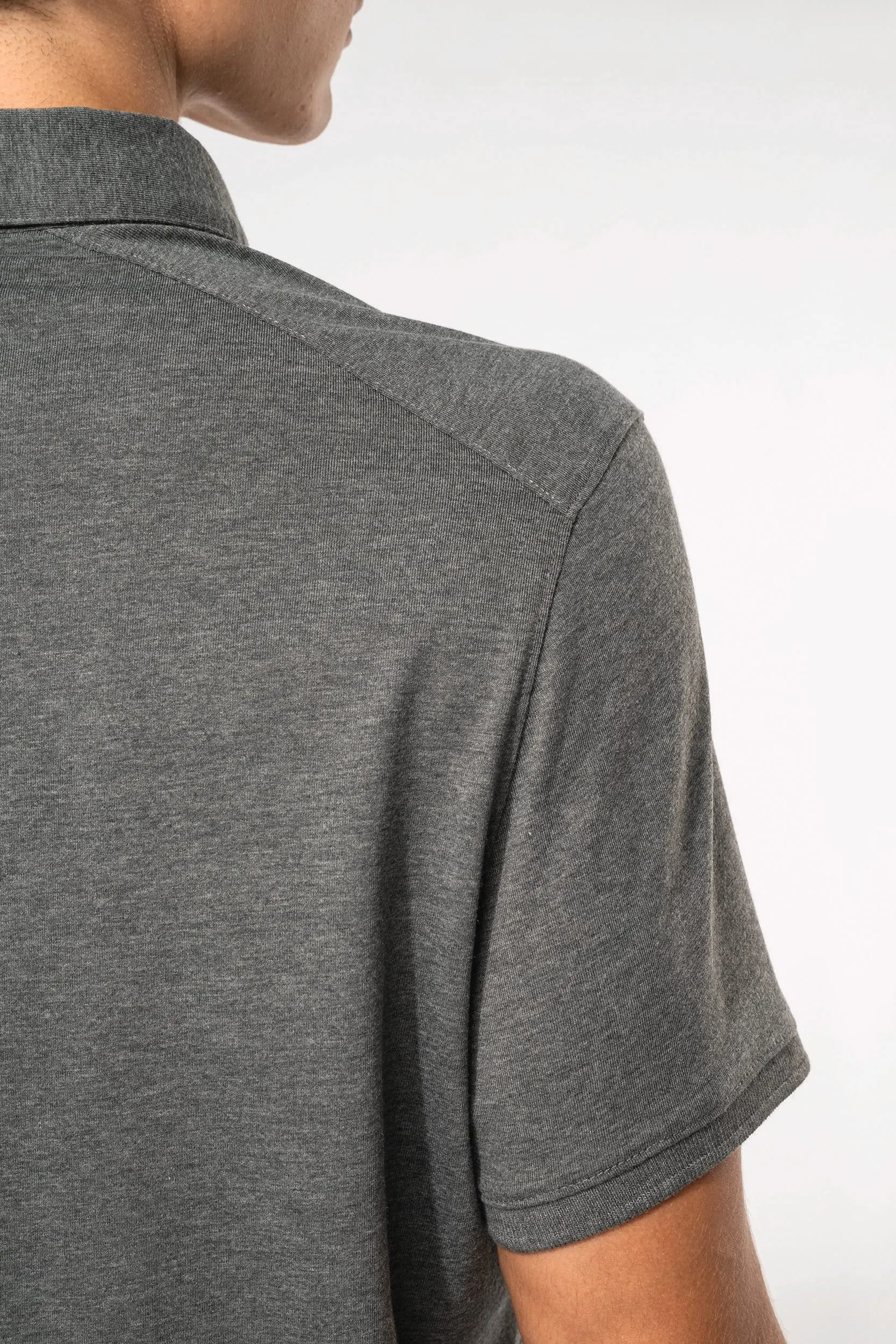 Polo jersey manga corta hombre
