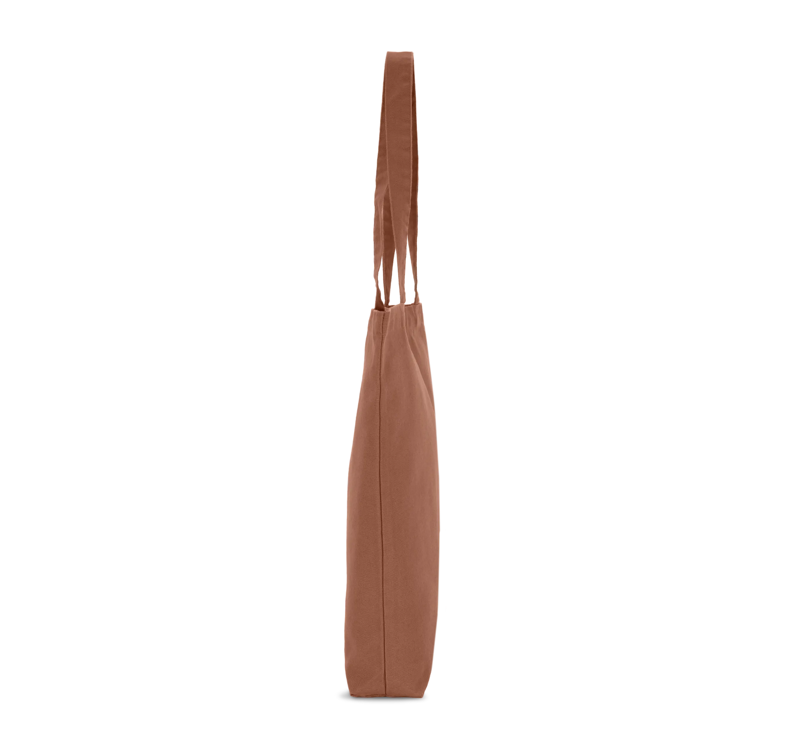 Bolsa shopper de algodón efecto lavado