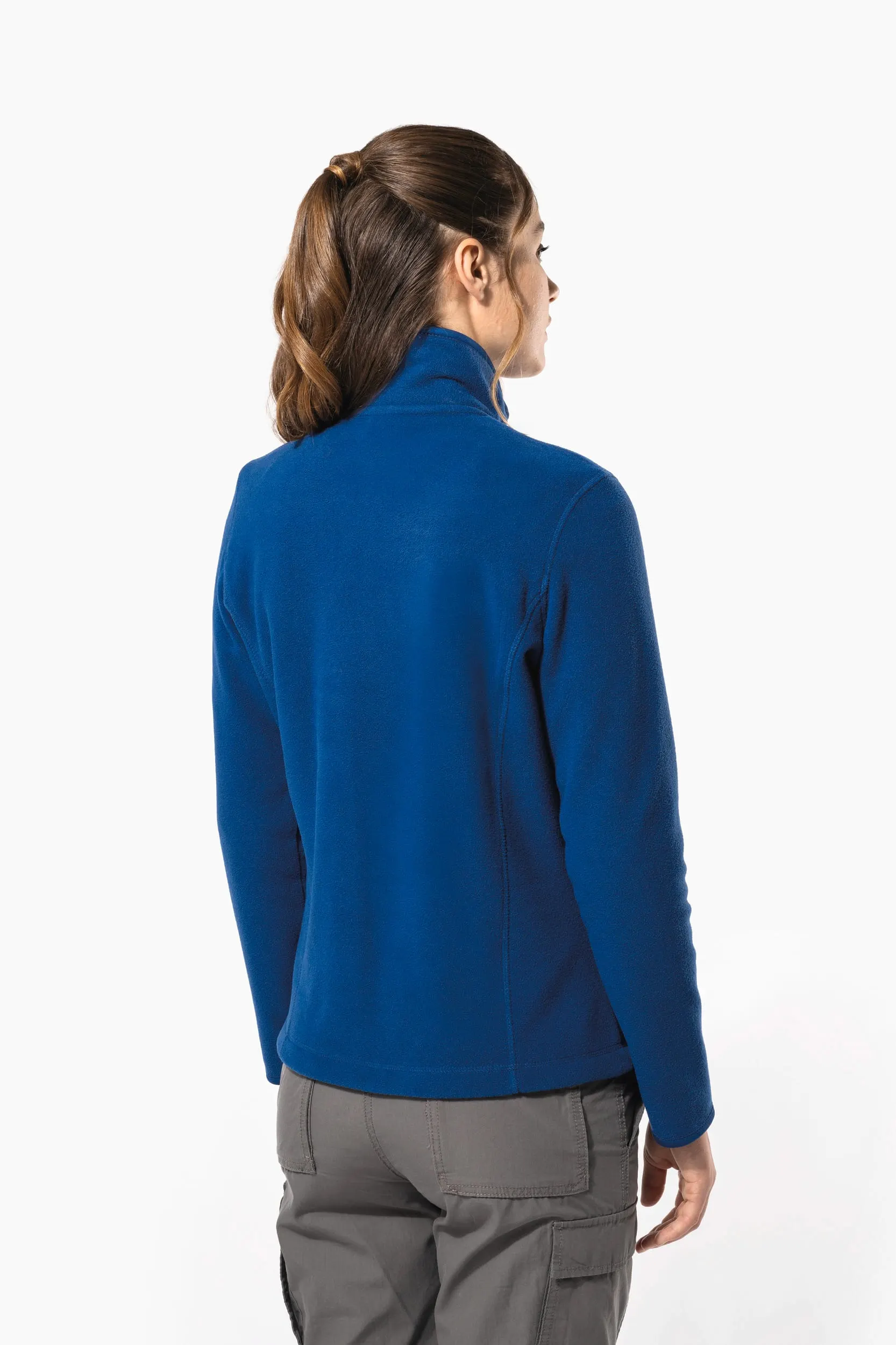 Chaqueta micropolar con cremallera mujer