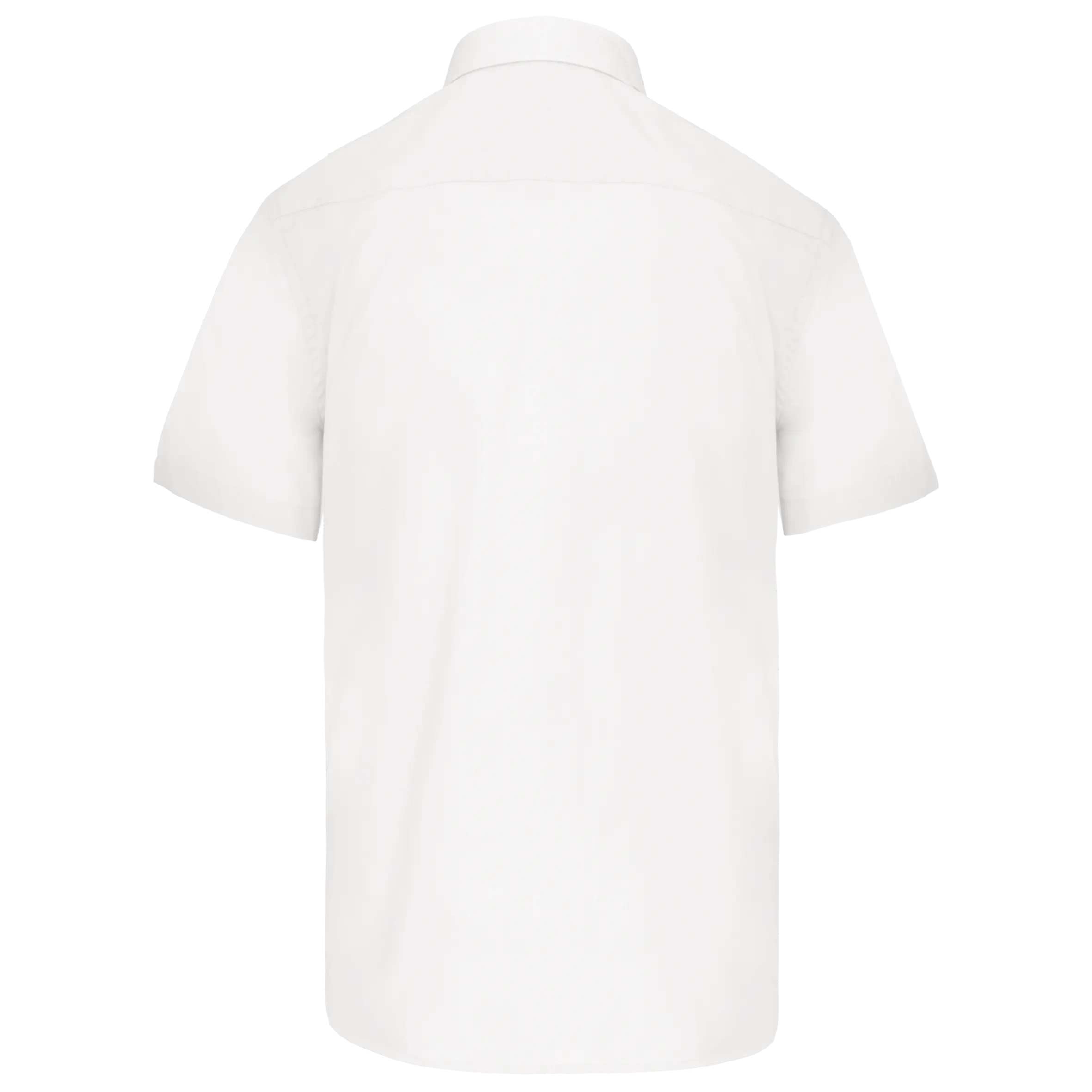 Camisa popelina de polialgodón manga corta de fácil cuidado hombre