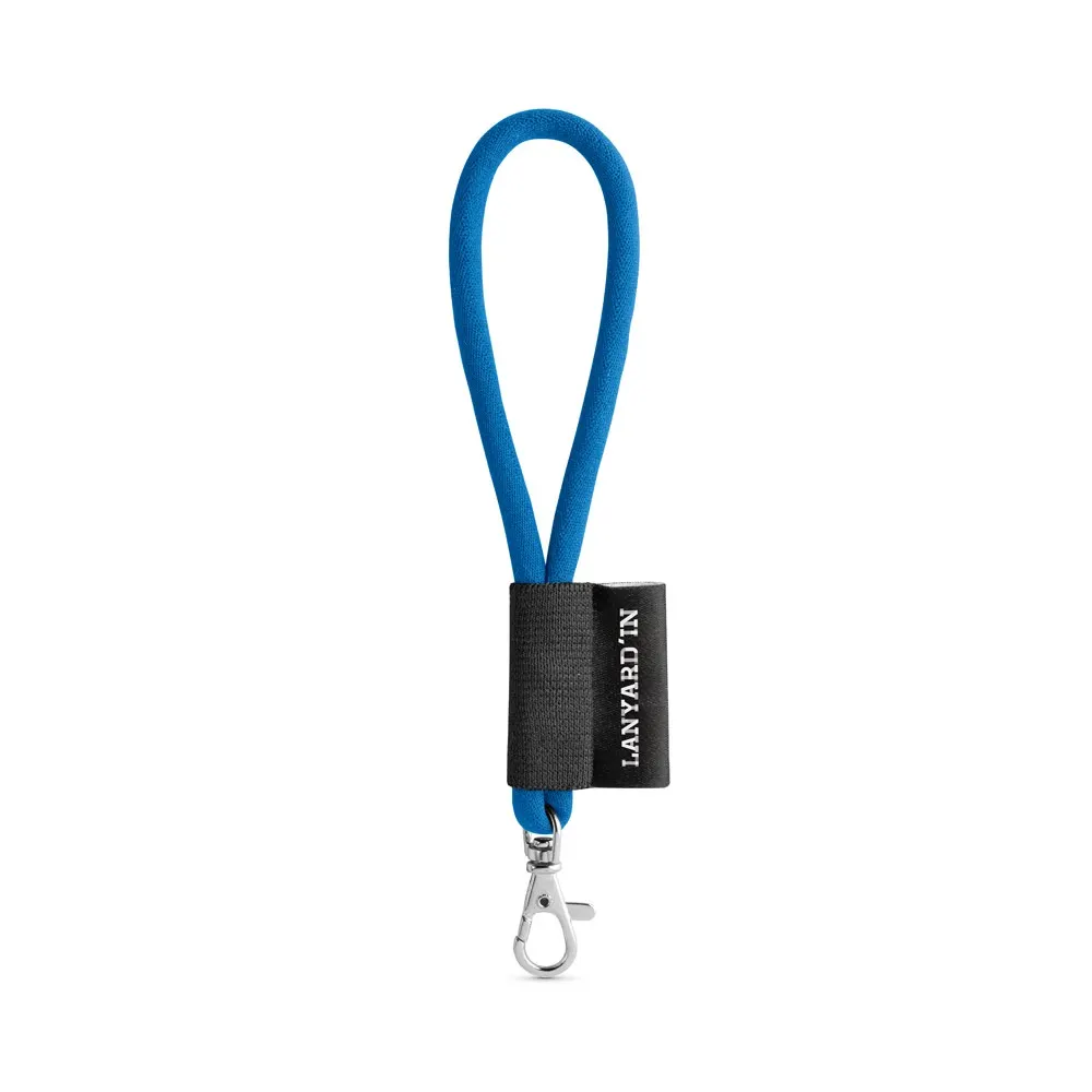 75090. SET Lanyard TUBE Short (Ø 7 mm) con mosquetón de 9 mm