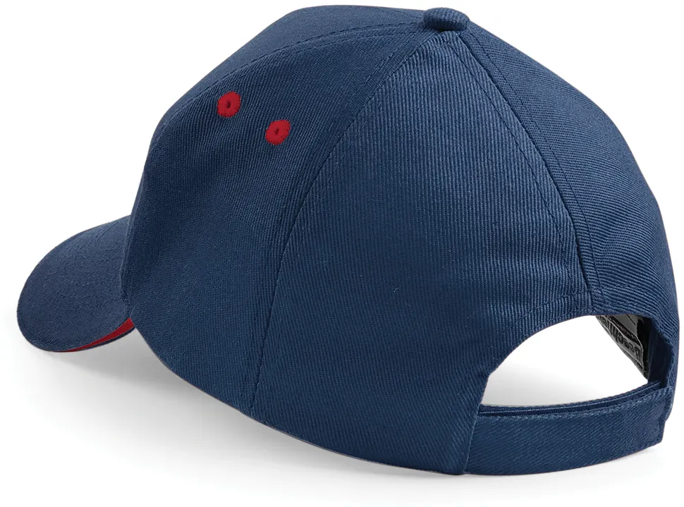 Gorra Ultimate - 5 paneles con sándwich contrastado