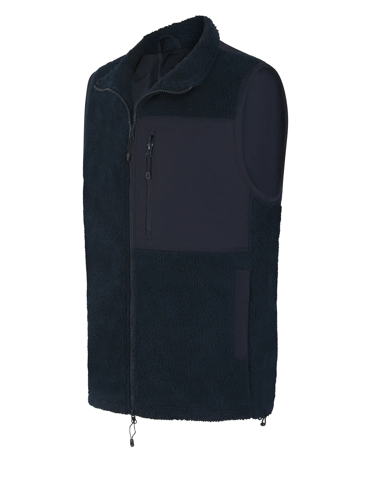 Chaleco de sherpa reciclado