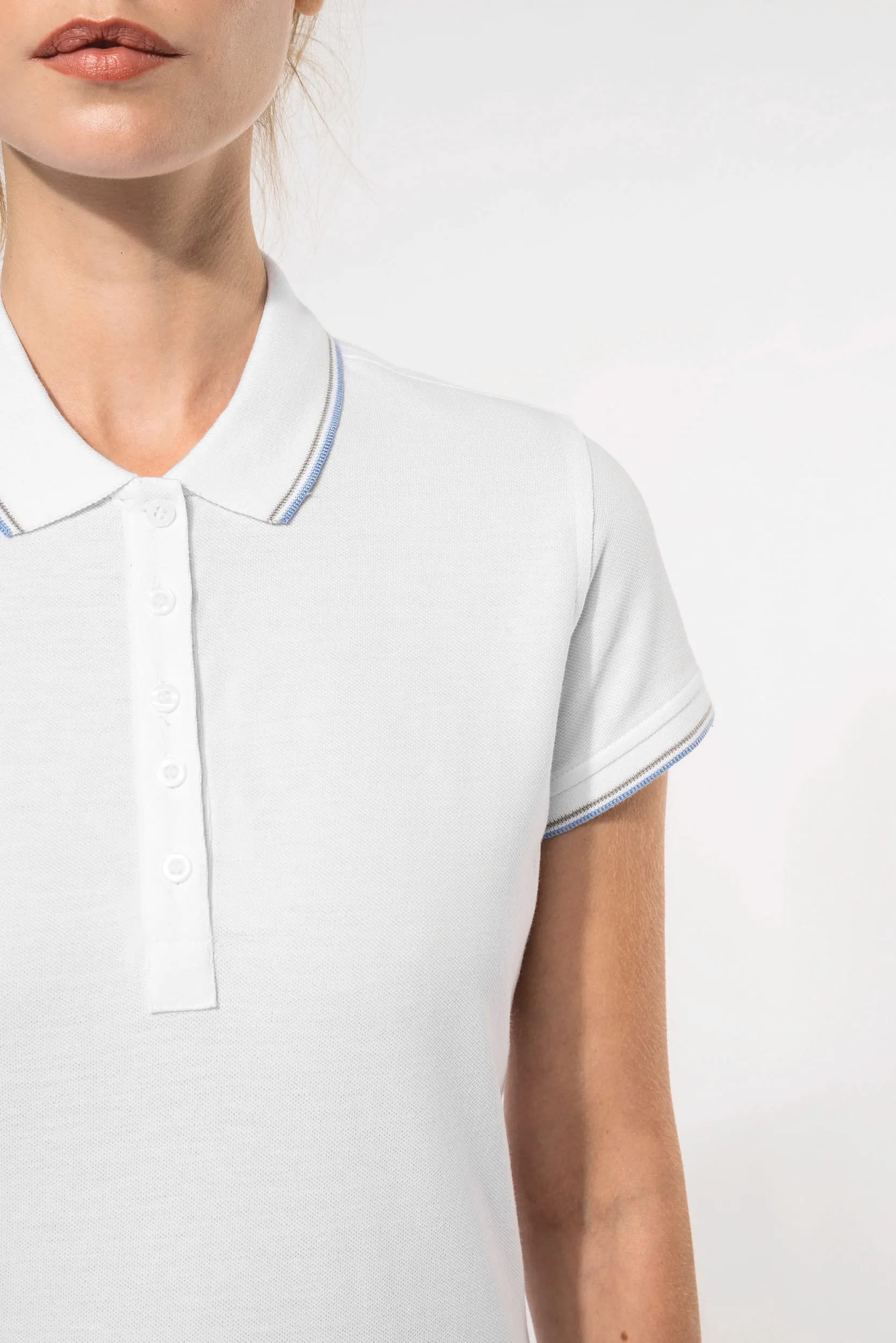 Polo de manga corta mujer
