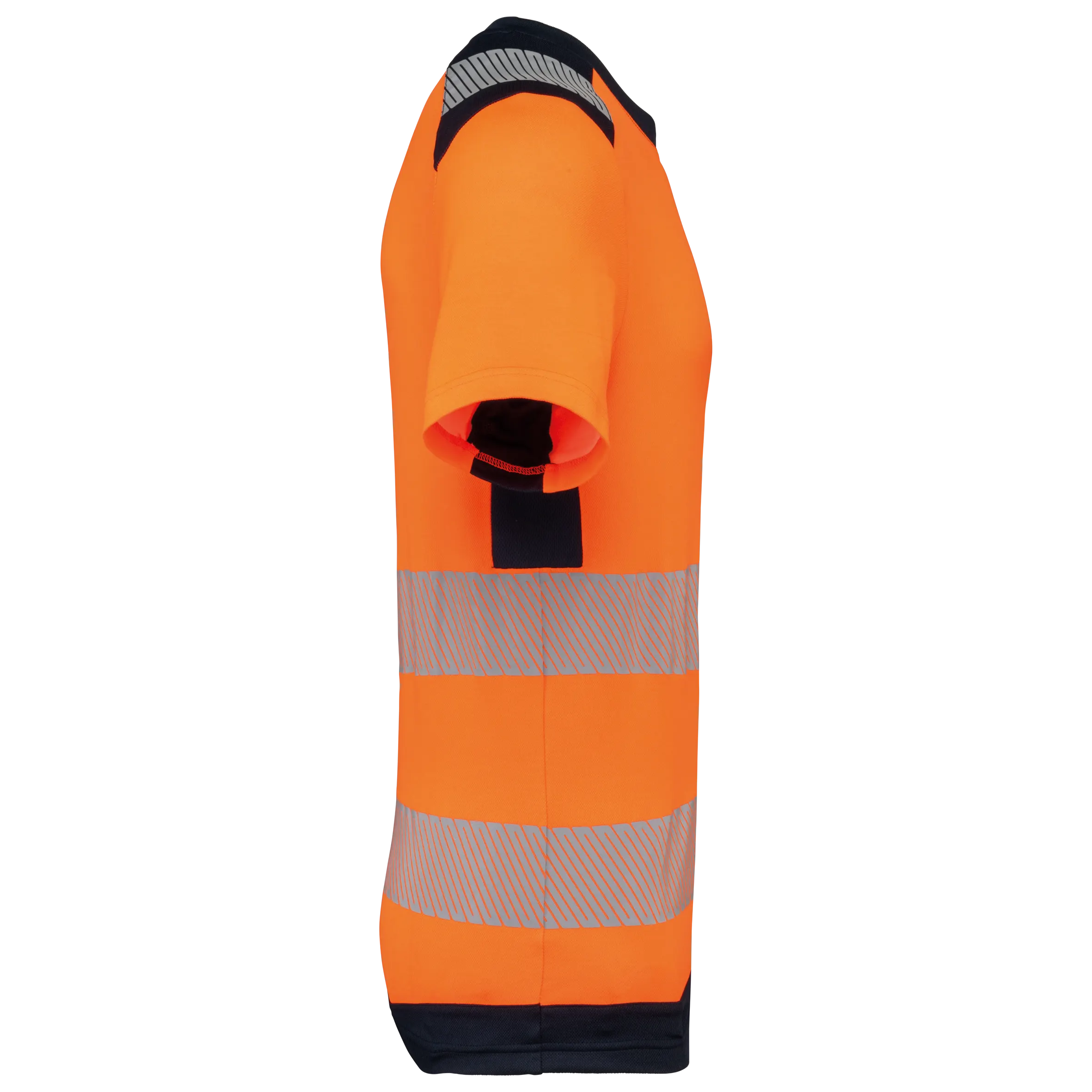 Camiseta de seguridad reciclada manga corta unisex