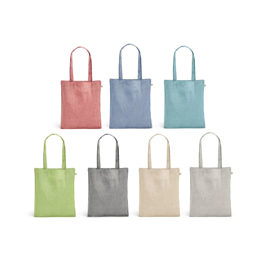 RYNEK. Bolsa con algodón reciclado (70%), poliéster (30% rPET) (140 g/m²)