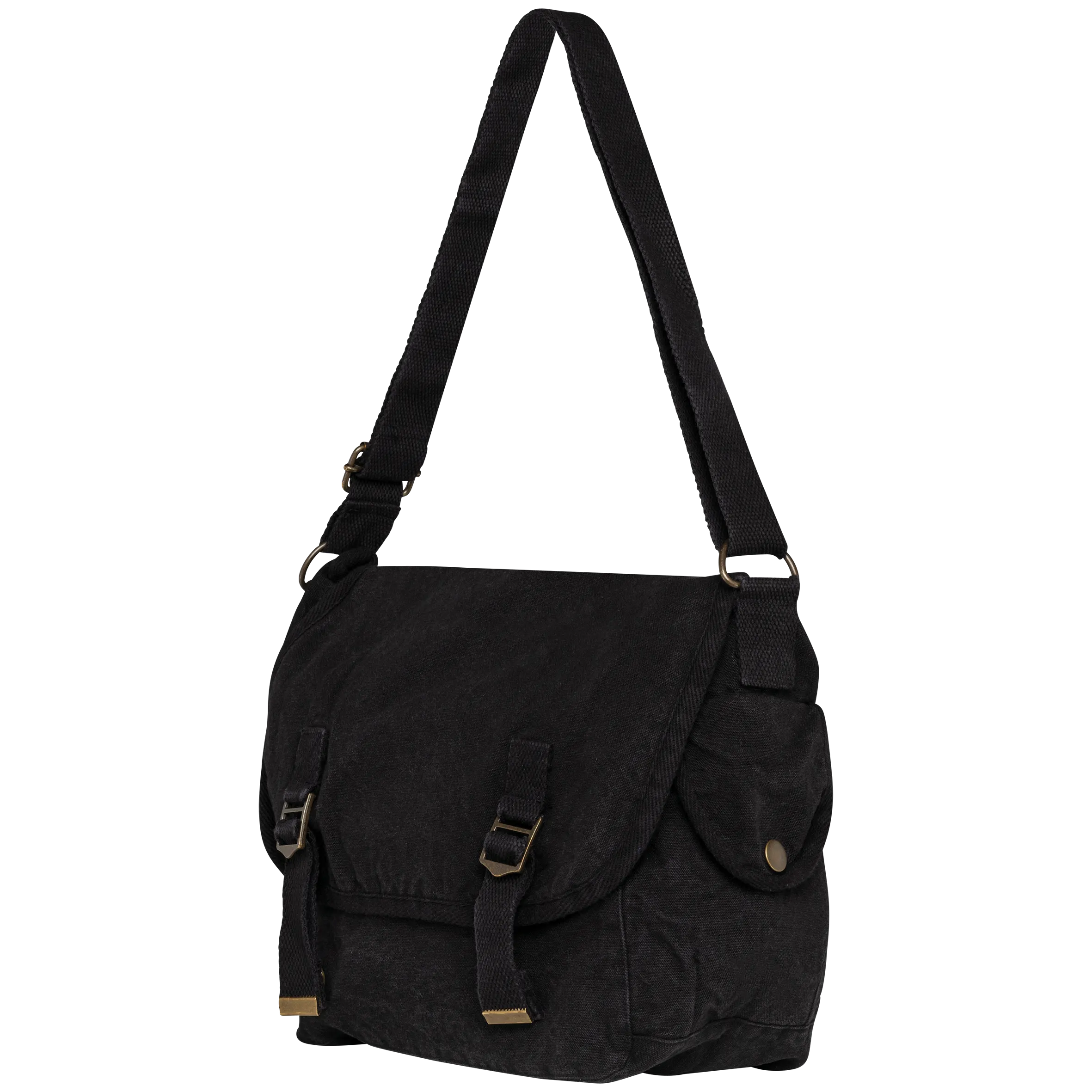 Bolsa con solapa ecorresponsable efecto lavado