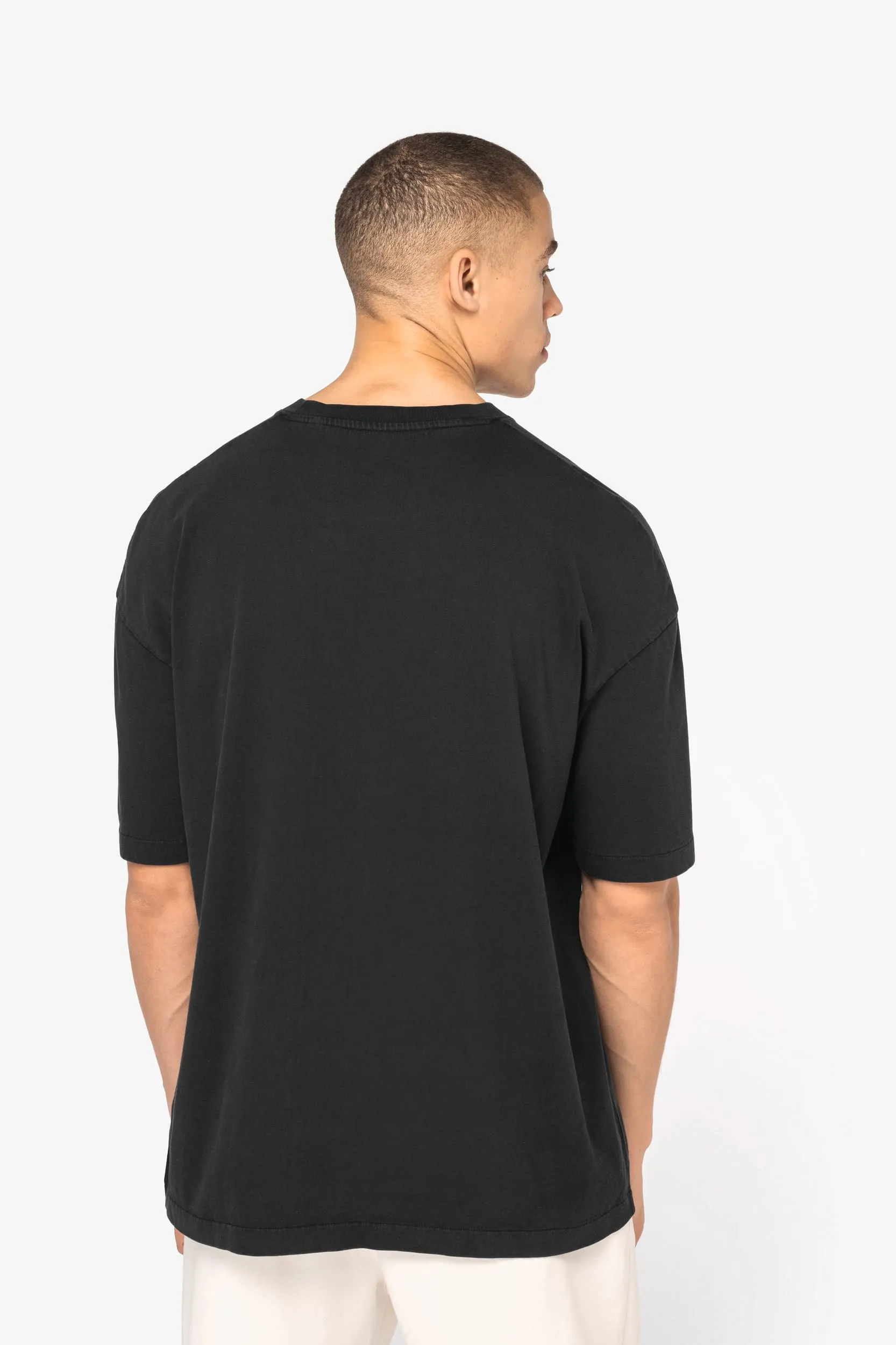 Camiseta ecorrersponsable oversize efecto lavado hombre