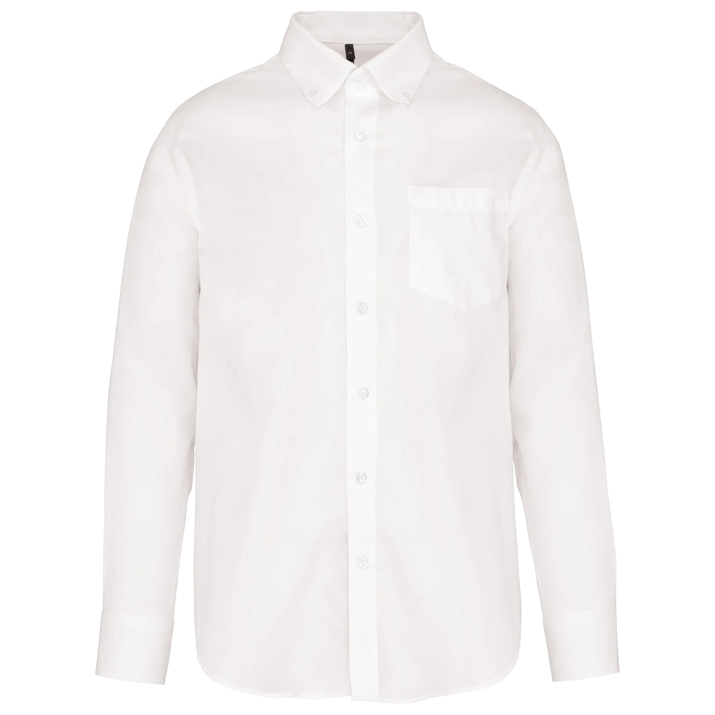 Camisa no-plancha manga larga hombre