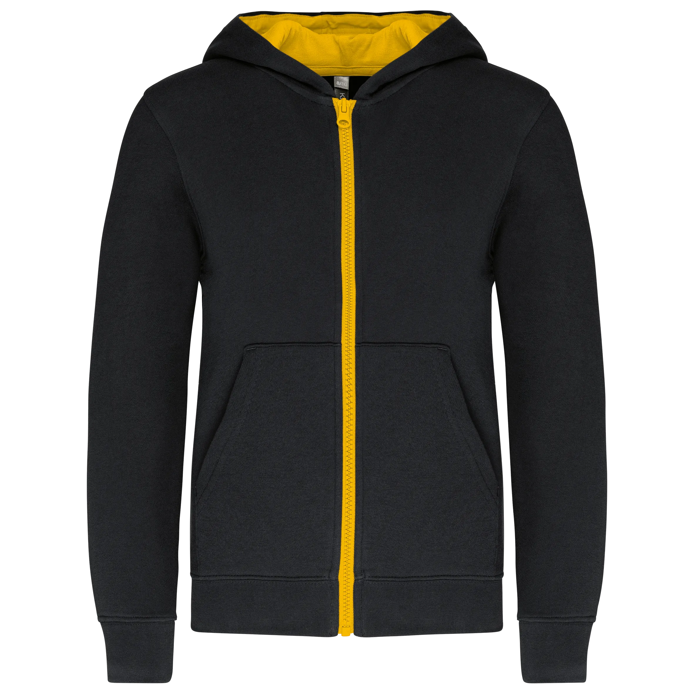 Sudadera capucha y cremallera niños