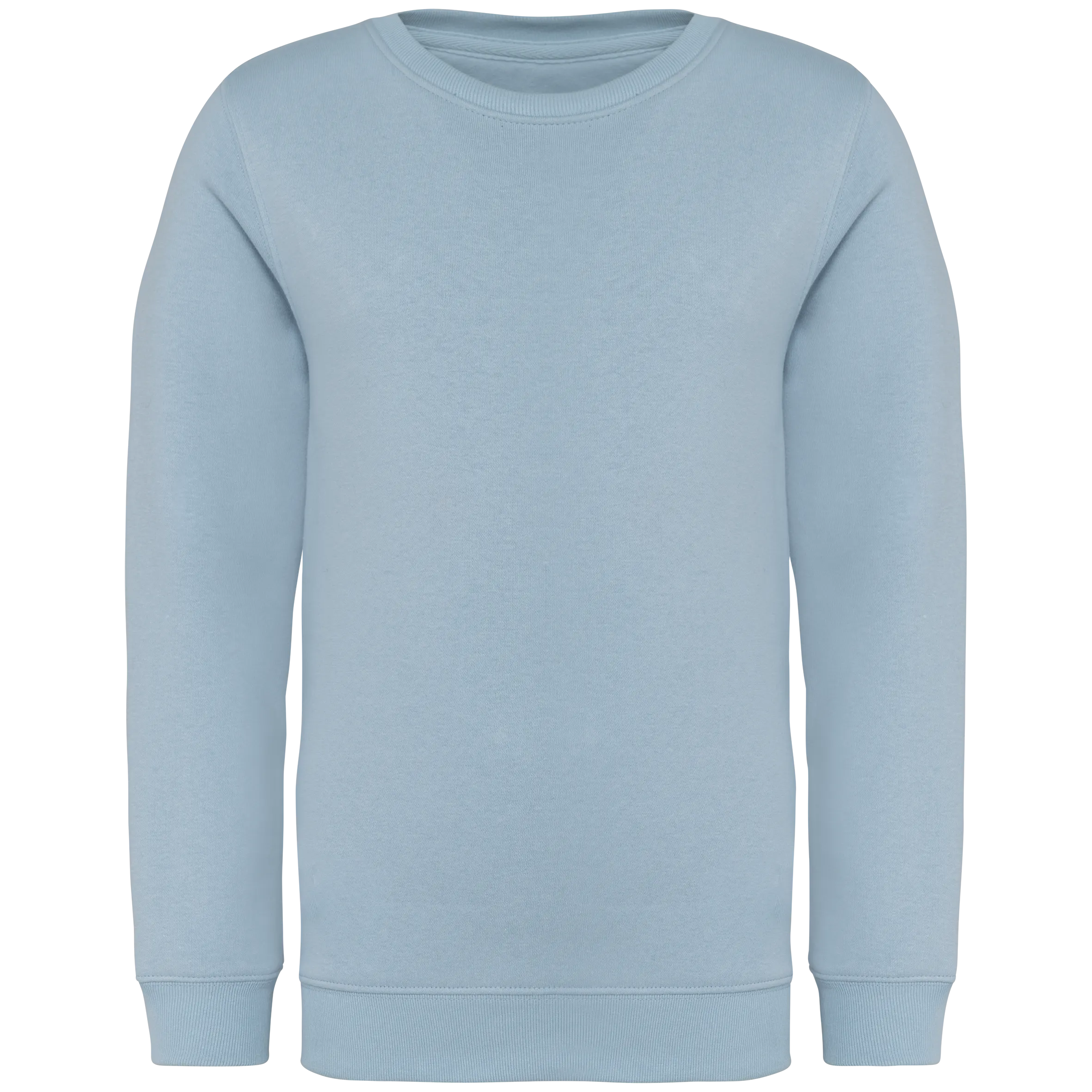 Sudadera ecorresponsable cuello redondo infantil