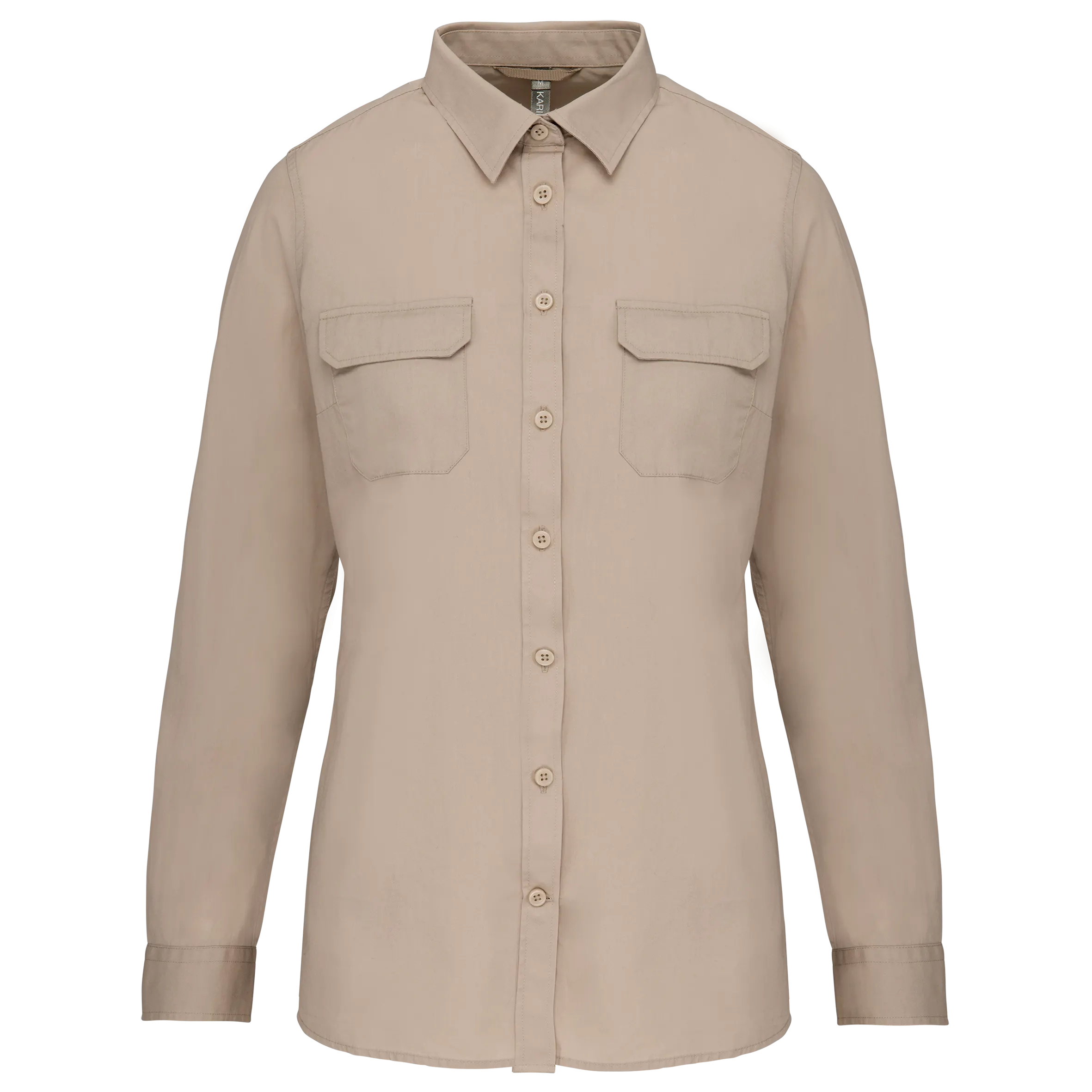 Camisa Safari manga larga mujer