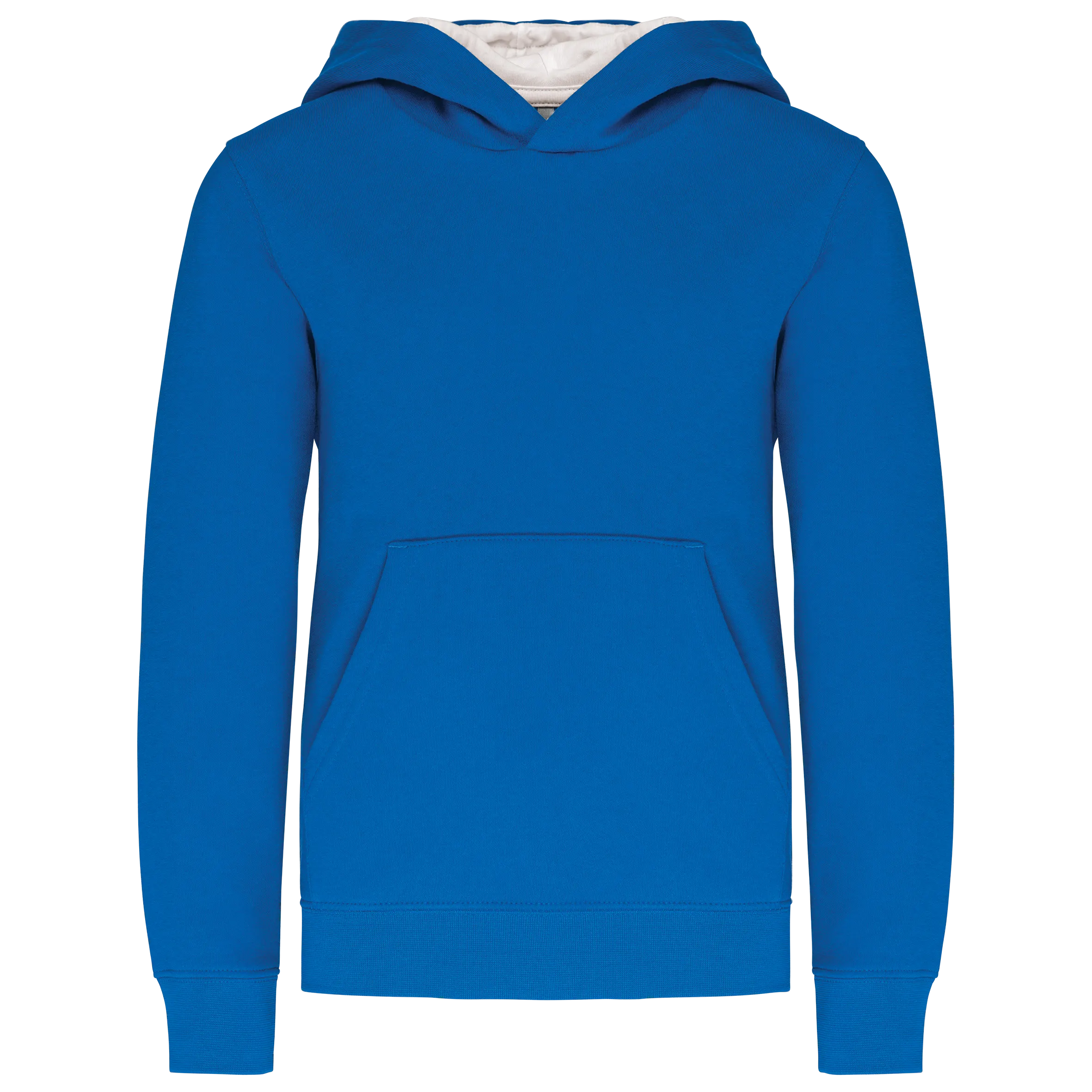Sudadera capucha contrastada niños